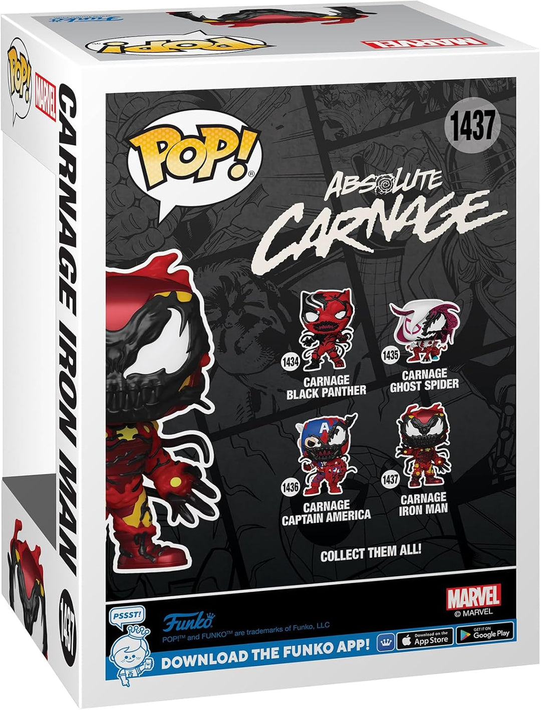 Funko Pop! Marvel Carnageized - Iron Man Vinyl Figure (82646)