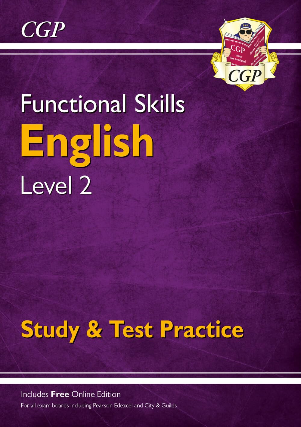 CGP Functional Skills English Level 2 - Study & Test Practice for 2021 & Beyond (Paperback)