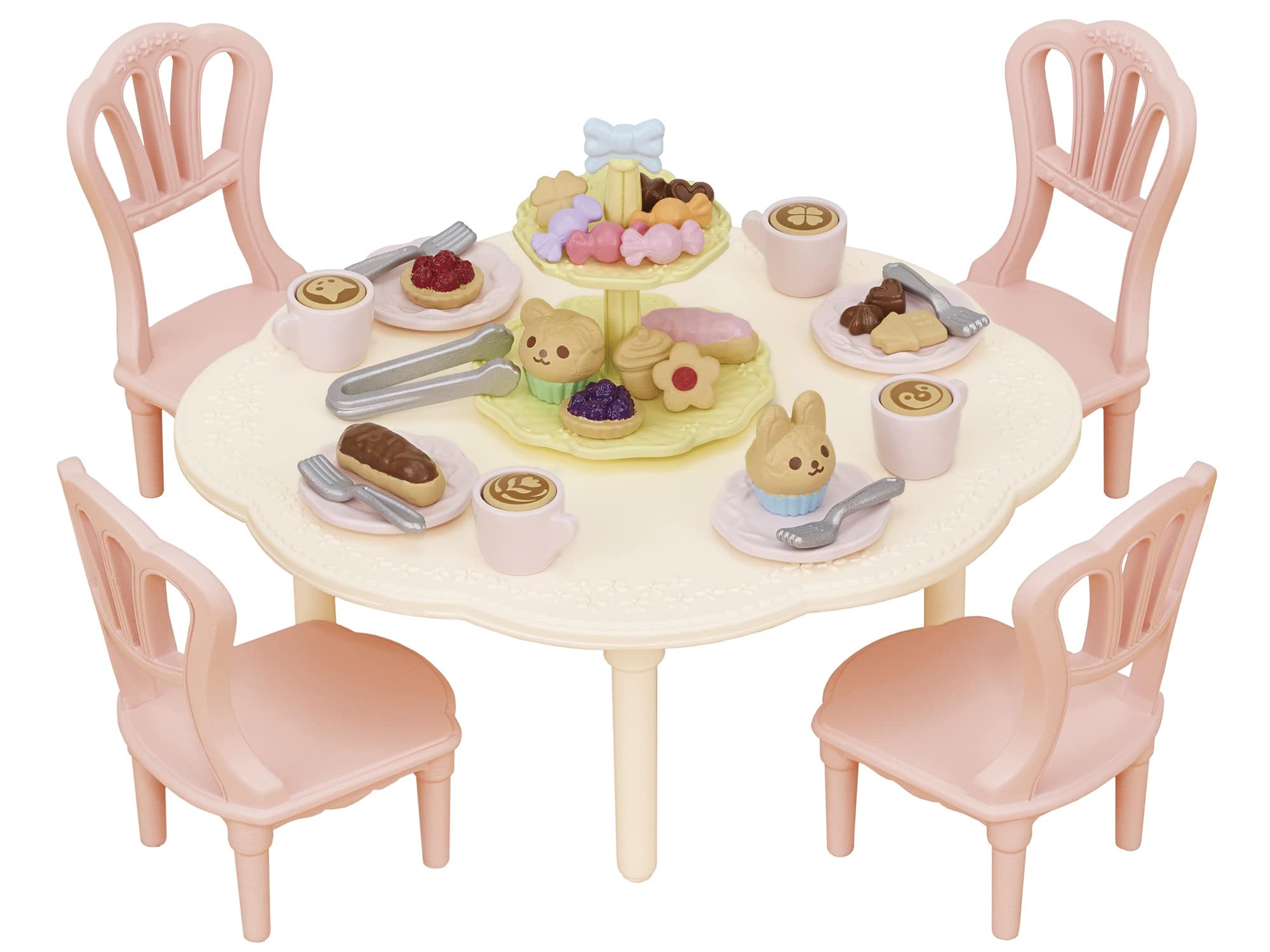 Sylvanian Families Sweets Party Set 5742 - 30-Piece Dollhouse Playset for Ages 3+