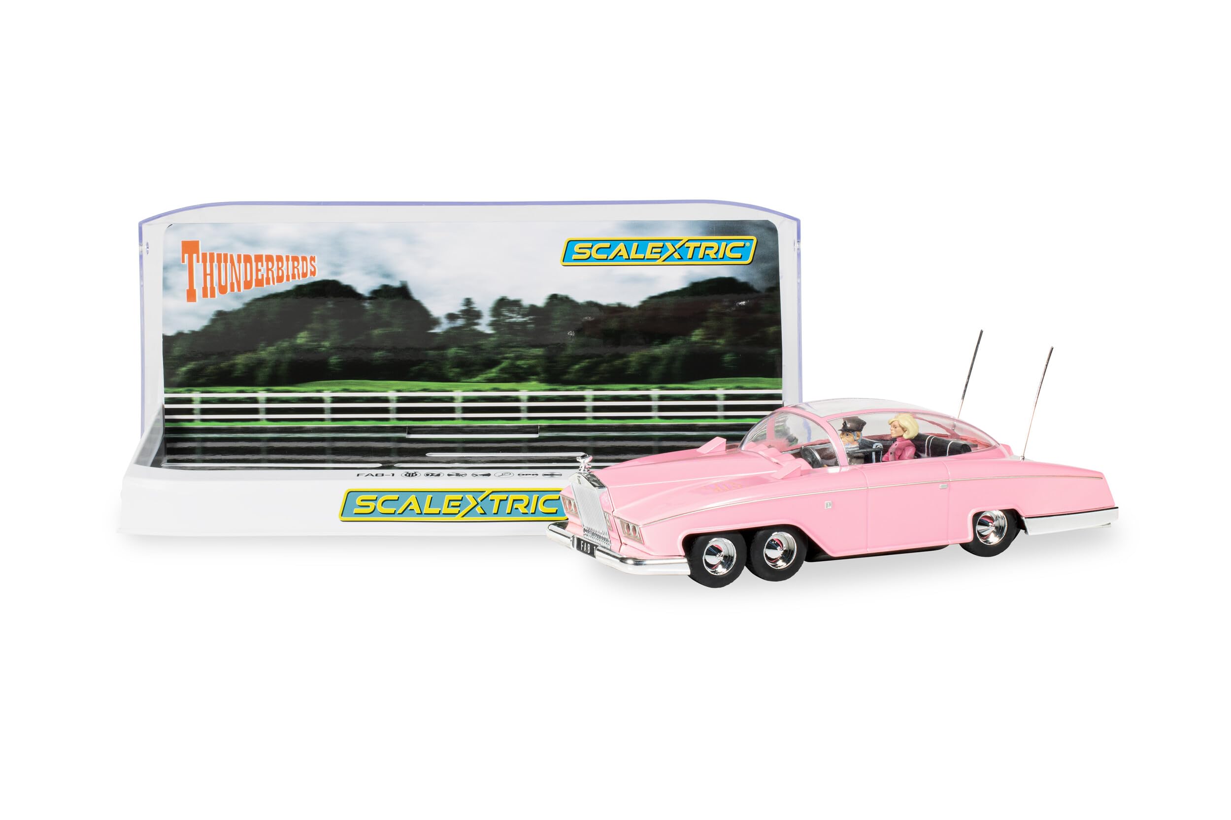 Scalextric C4479 Thunderbirds FAB-1 Slot Car | 1:32 Scale | Pink