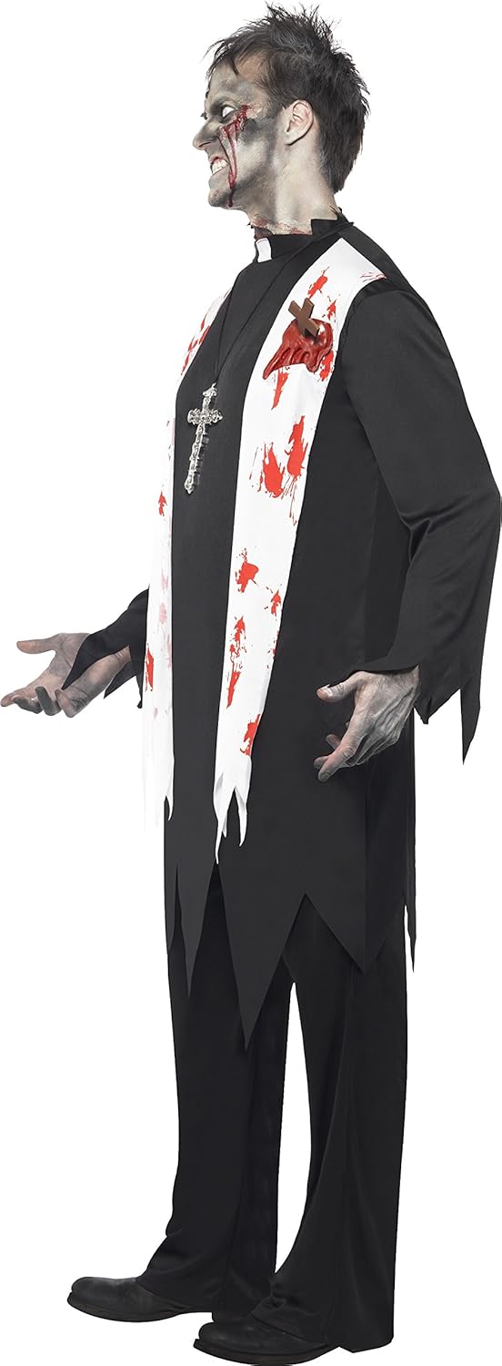 Smiffys Zombie Priest Costume - Adult Men's Size M 7