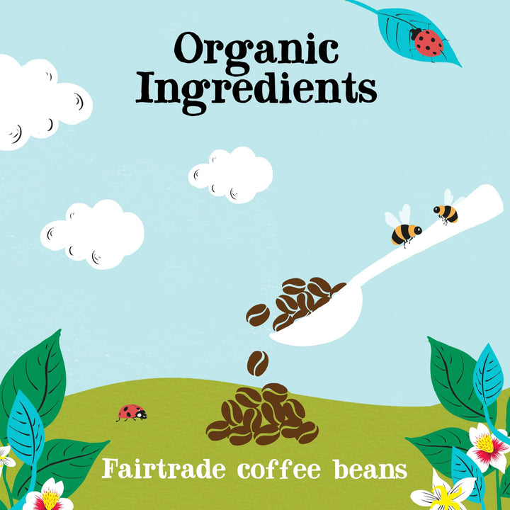 Clipper Organic Latin American Instant Decaf Coffee | 6 x 100g Jars | Fairtrade & Non-GM