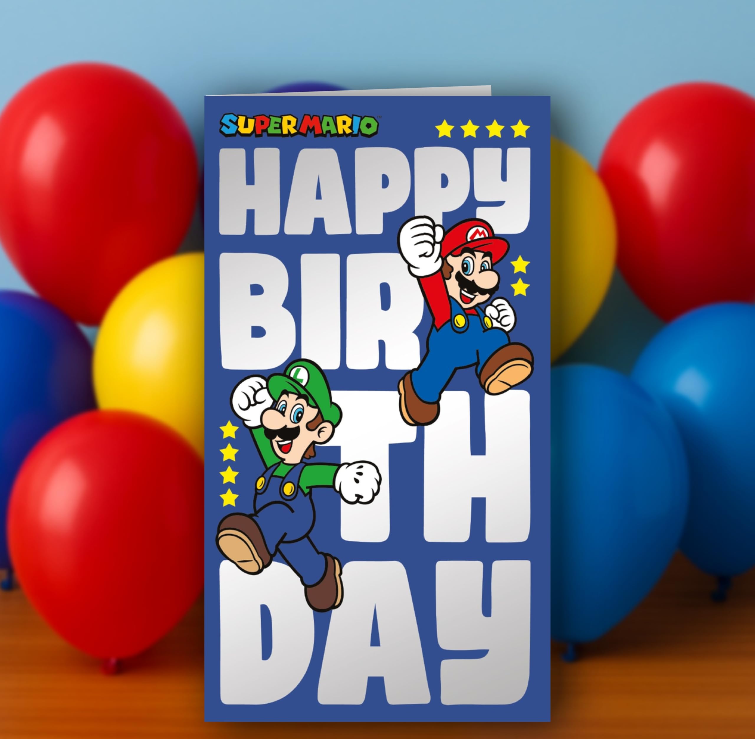 Danilo Promotions LTD Super Mario Birthday Card | Standard Size | Multi-Colour 2