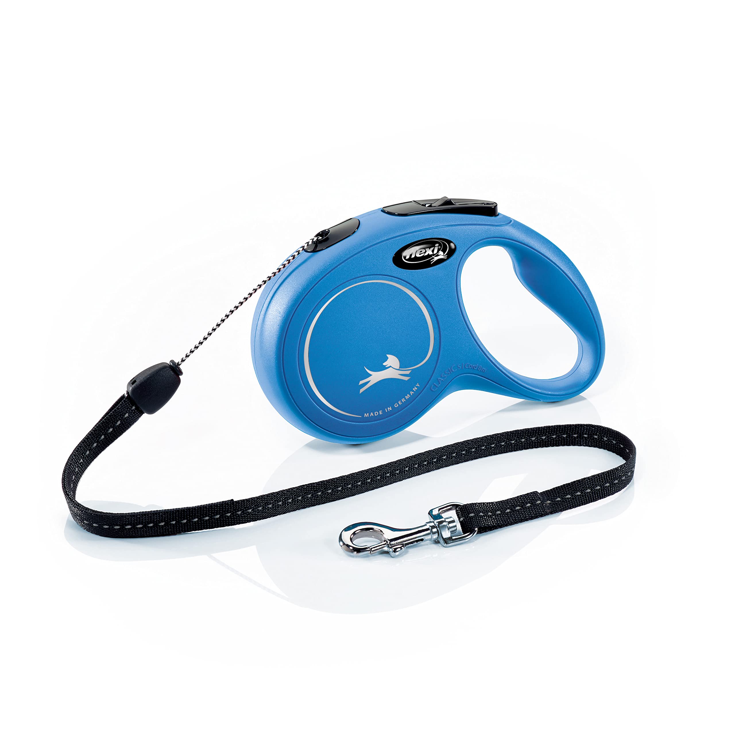 flexi New Classic Cord Retractable Lead - Small Dog | 8m Length | 12kg Max Weight