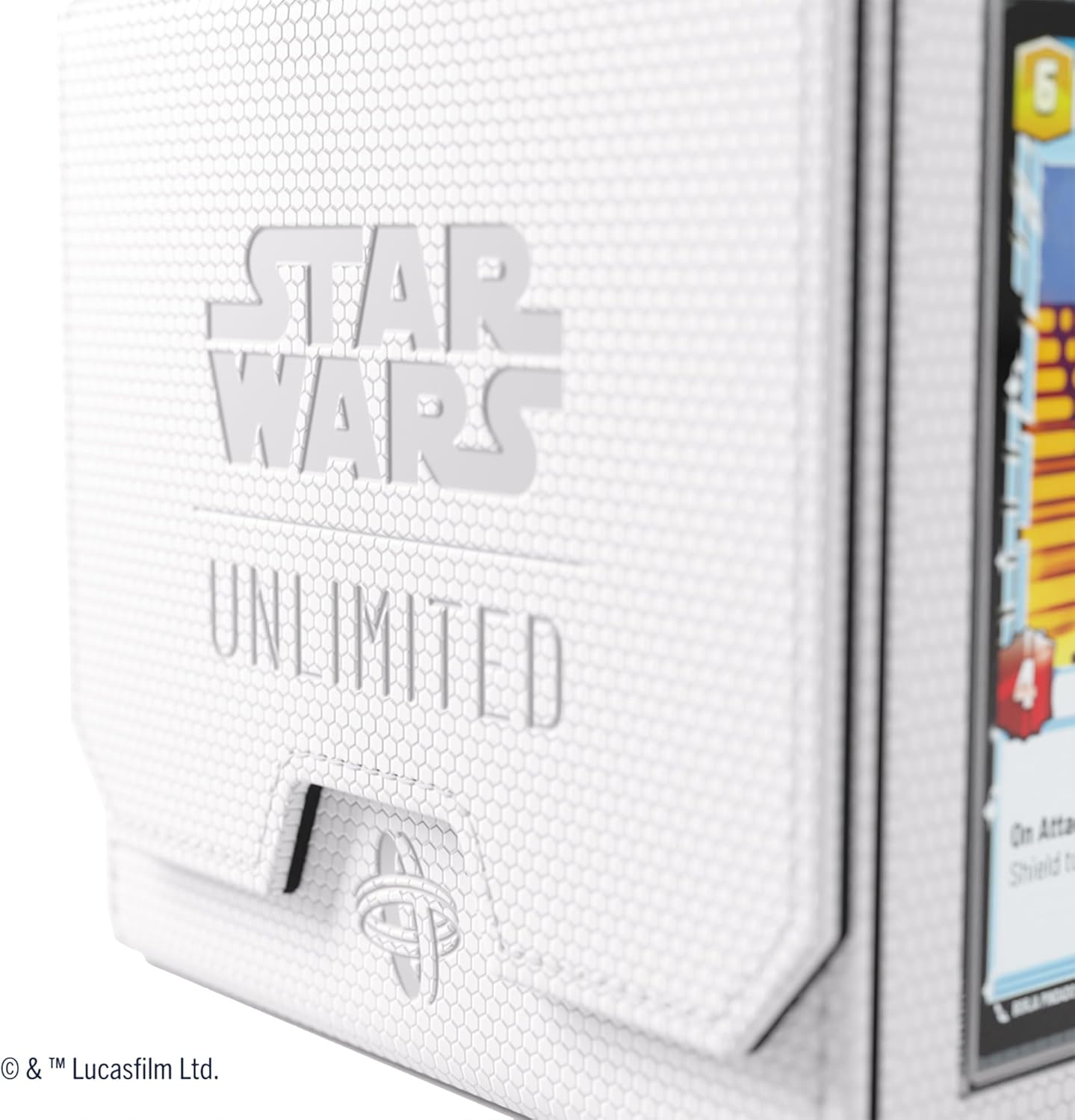 Gamegenic Star Wars Unlimited Deck Pod - White/Black TCG Accessory 5