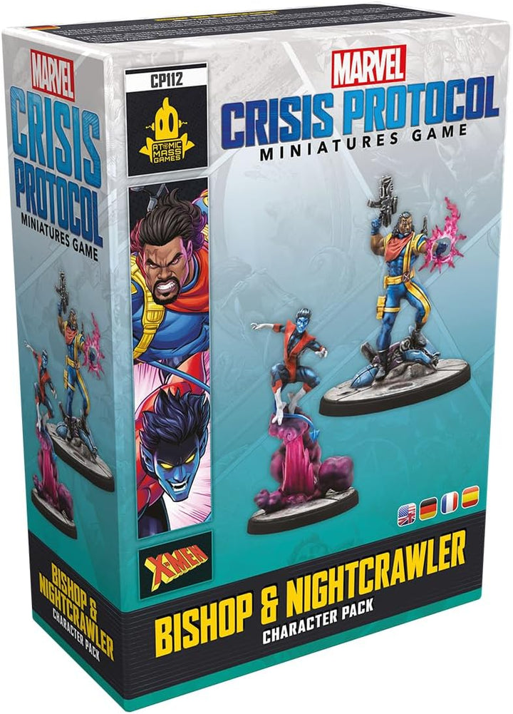 Atomic Mass Games Marvel Crisis Protocol: Bishop and Nightcrawler Miniatures (FFGCP112)