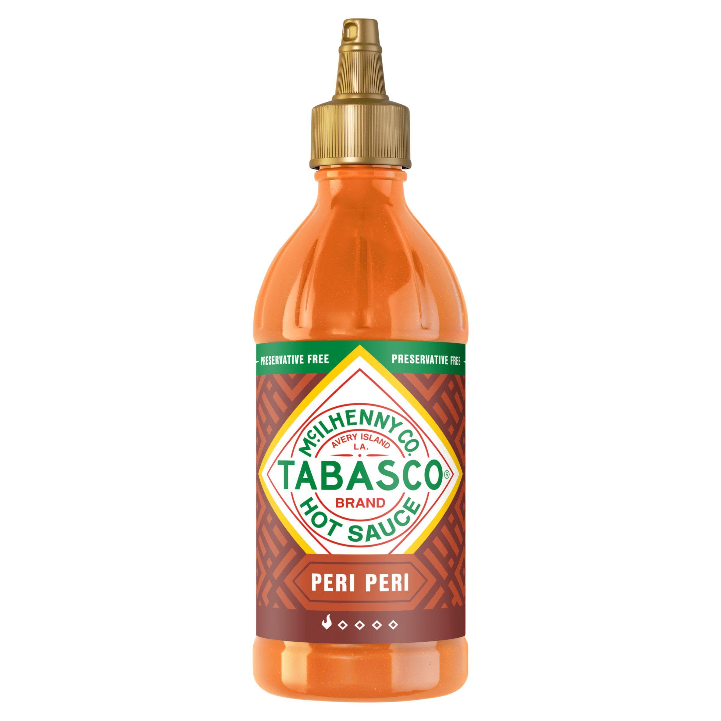 TABASCO Brand Peri Peri Sauce - Tangy Citrus Heat | 256ml Squeeze Bottle