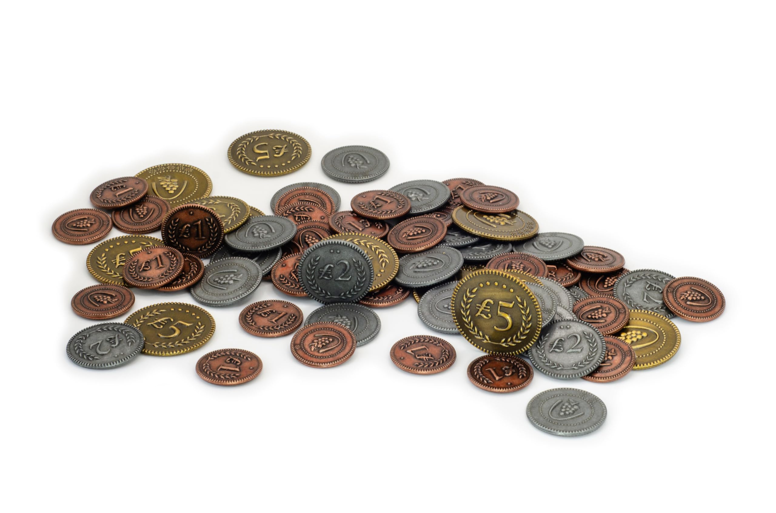 Stonemaier Games Viticulture Metal Lira Coin Upgrade Pack