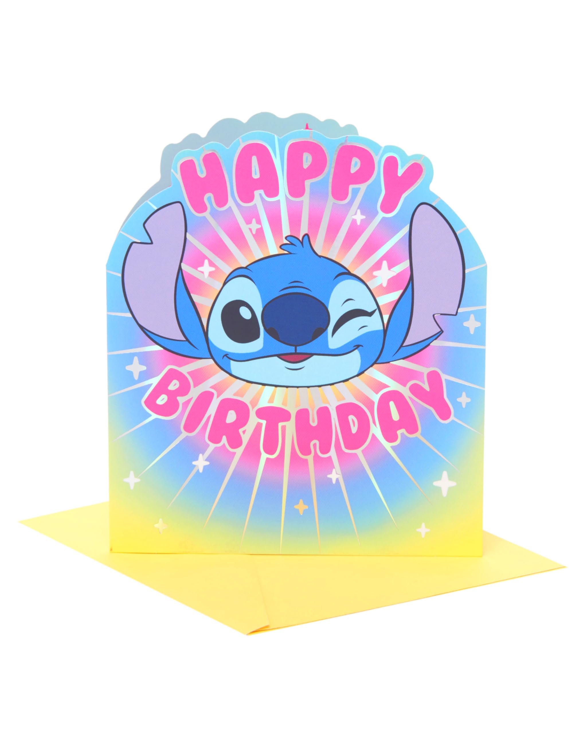 Disney Lilo & Stitch Birthday Card - Happy Birthday Presents - Him / Her -