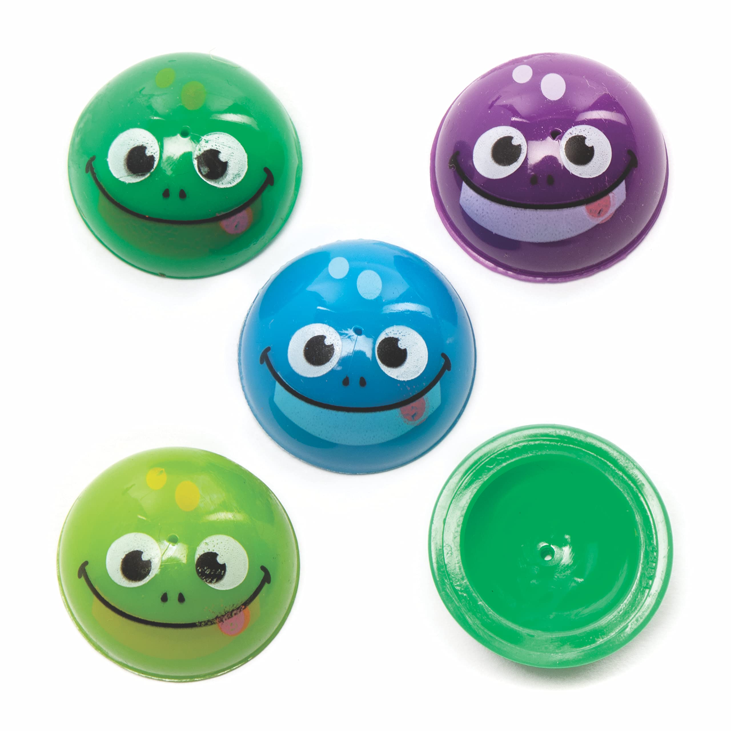 Baker Ross FE352 Frog Jumping Mini Pop Up Toy - Pack of 12 Popping Jumpers