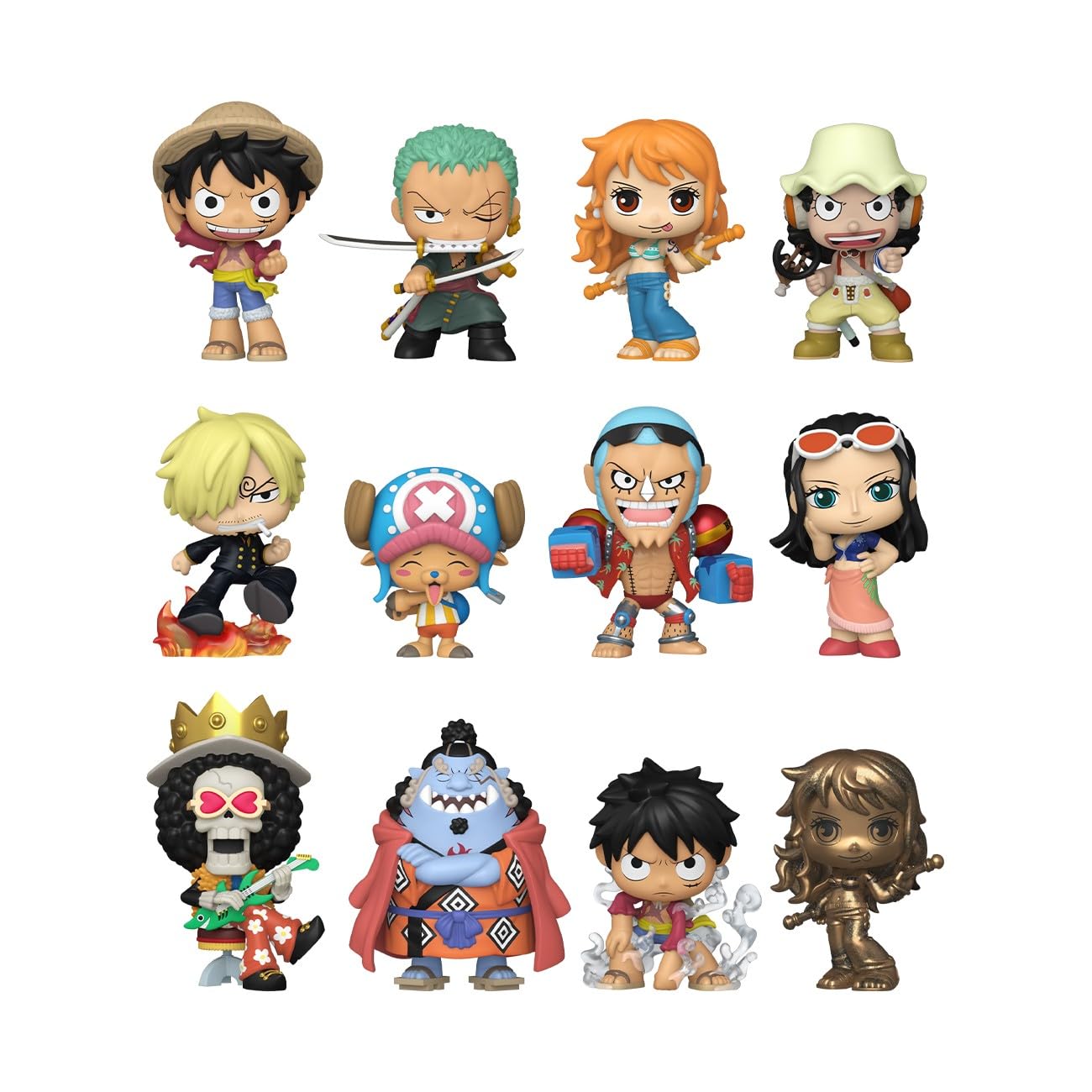 Funko Mystery Mini Figure - One Piece Straw Hat Crew - Monkey D. Luffy | Vinyl Collectible | 3.4 Inches 3