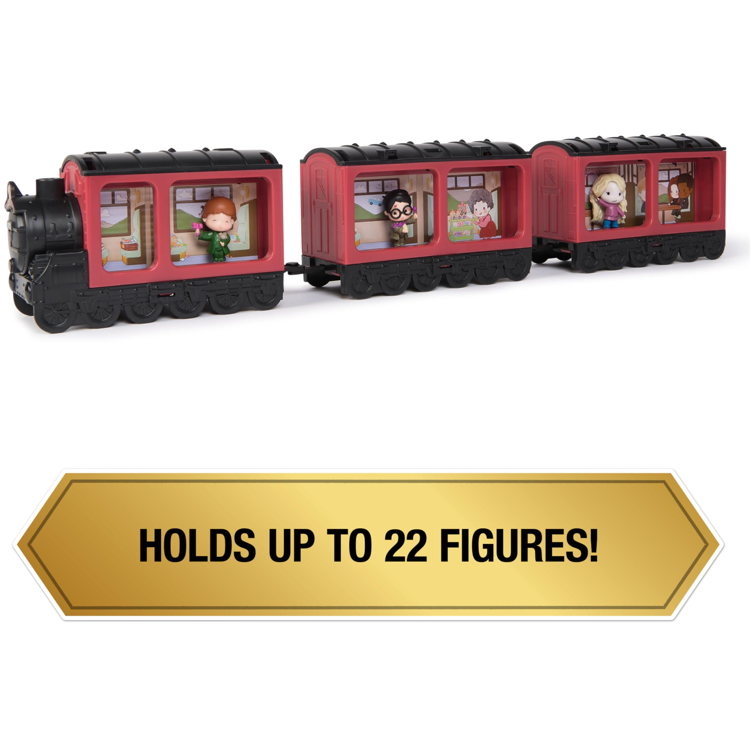 Micro Magical Moments Hogwarts Express Collectibles Case - 3 Exclusive Harry Potter Figures, Holds 22 Mini Figures 13
