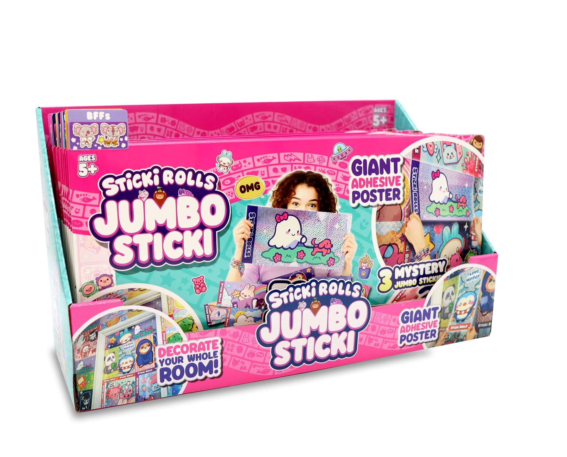 Sticki Rolls Jumbo Stickies JS300 - Giant Re-Stickable Foil Holographic Stickers 6