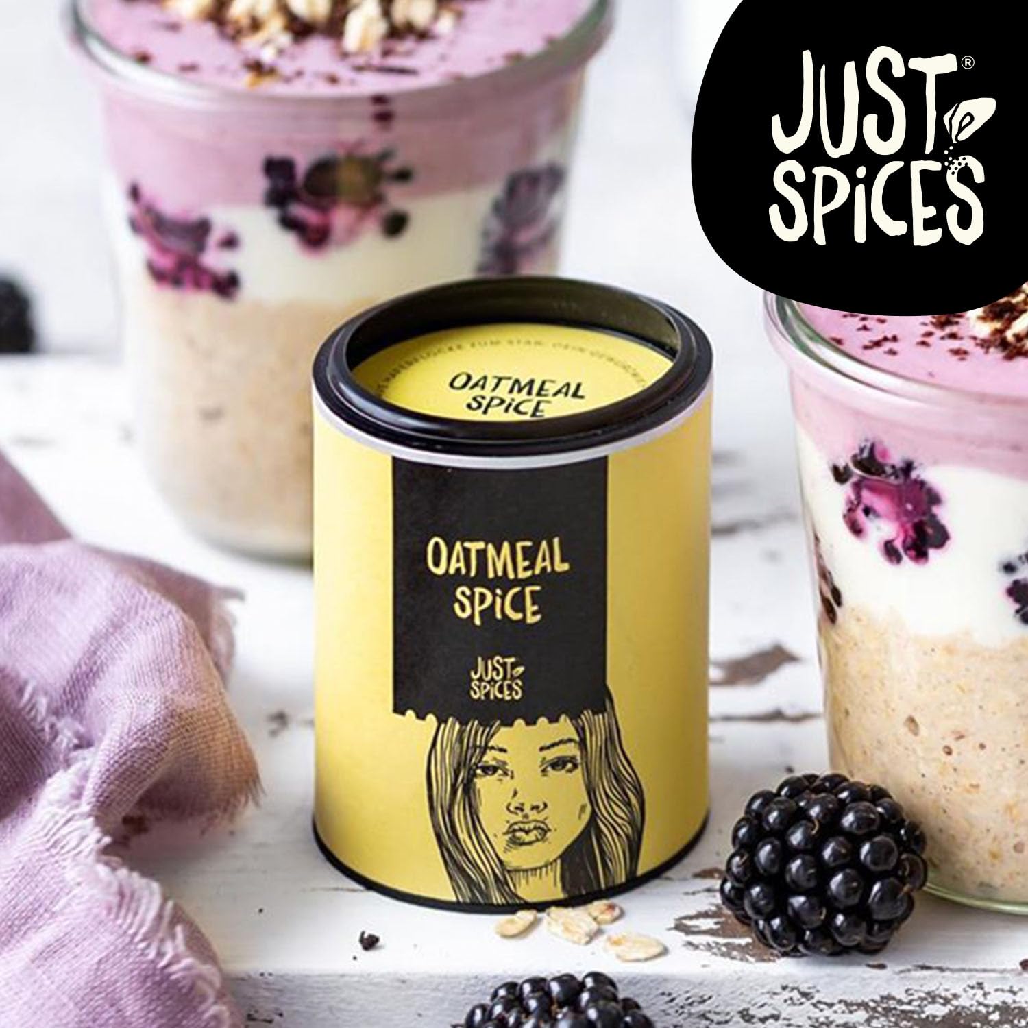 Just Spices Oatmeal Spice, 56g – Nutty, Warmly Spiced Porridge Mix with Almonds, Coconut & Cinnamon 9