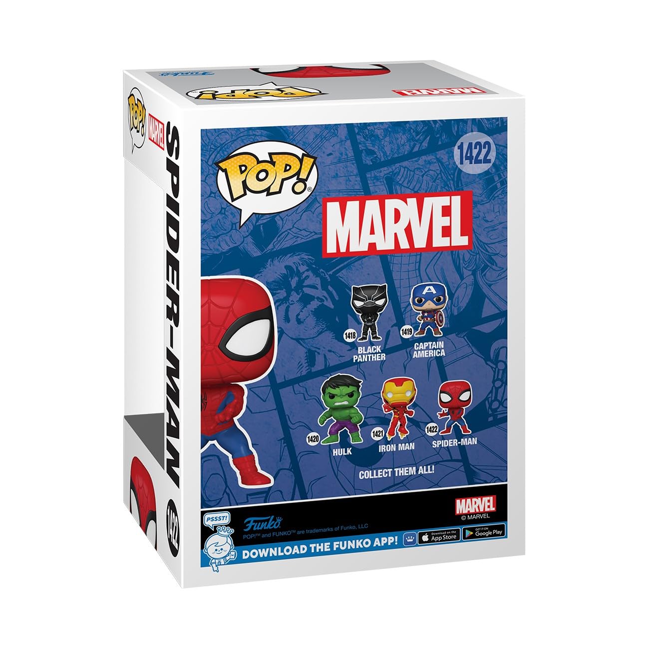 Funko Pop! Marvel Spider-Man Vinyl Figure - Comic Theme | Approx 3.75 Inches Tall 3