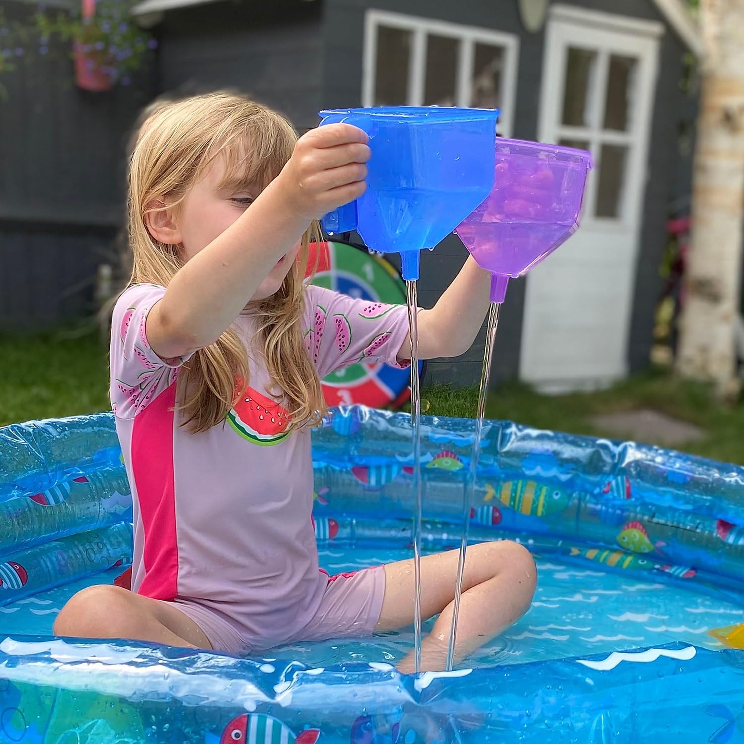 tickit Translucent Colour Funnels - Set of 6 | Early STEM & Motor Skills | Ages 18m+ 6