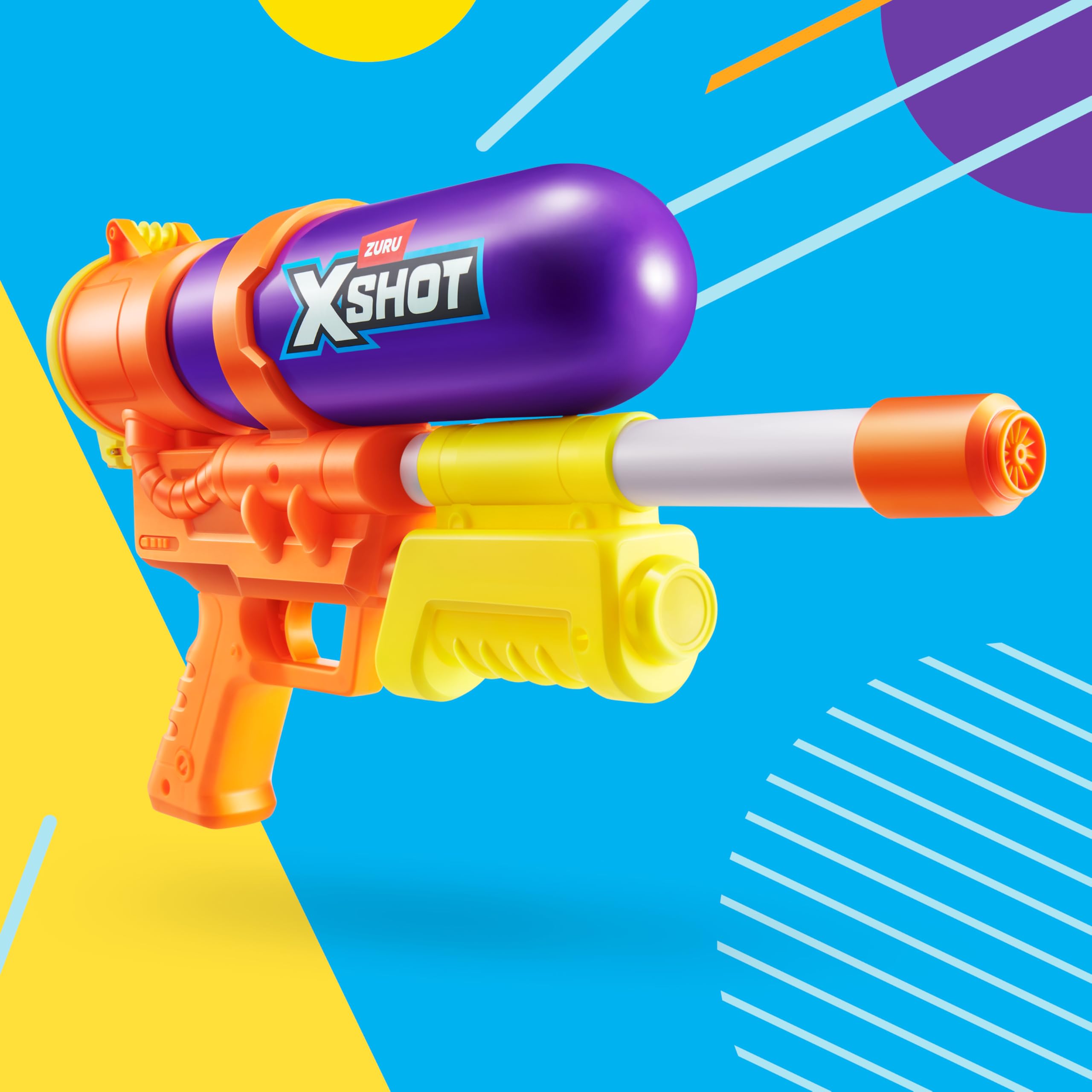 XSHOT Water Fast-Fill Super Splash Water Blaster - 33FT Range | 500ML Capacity | Yellow