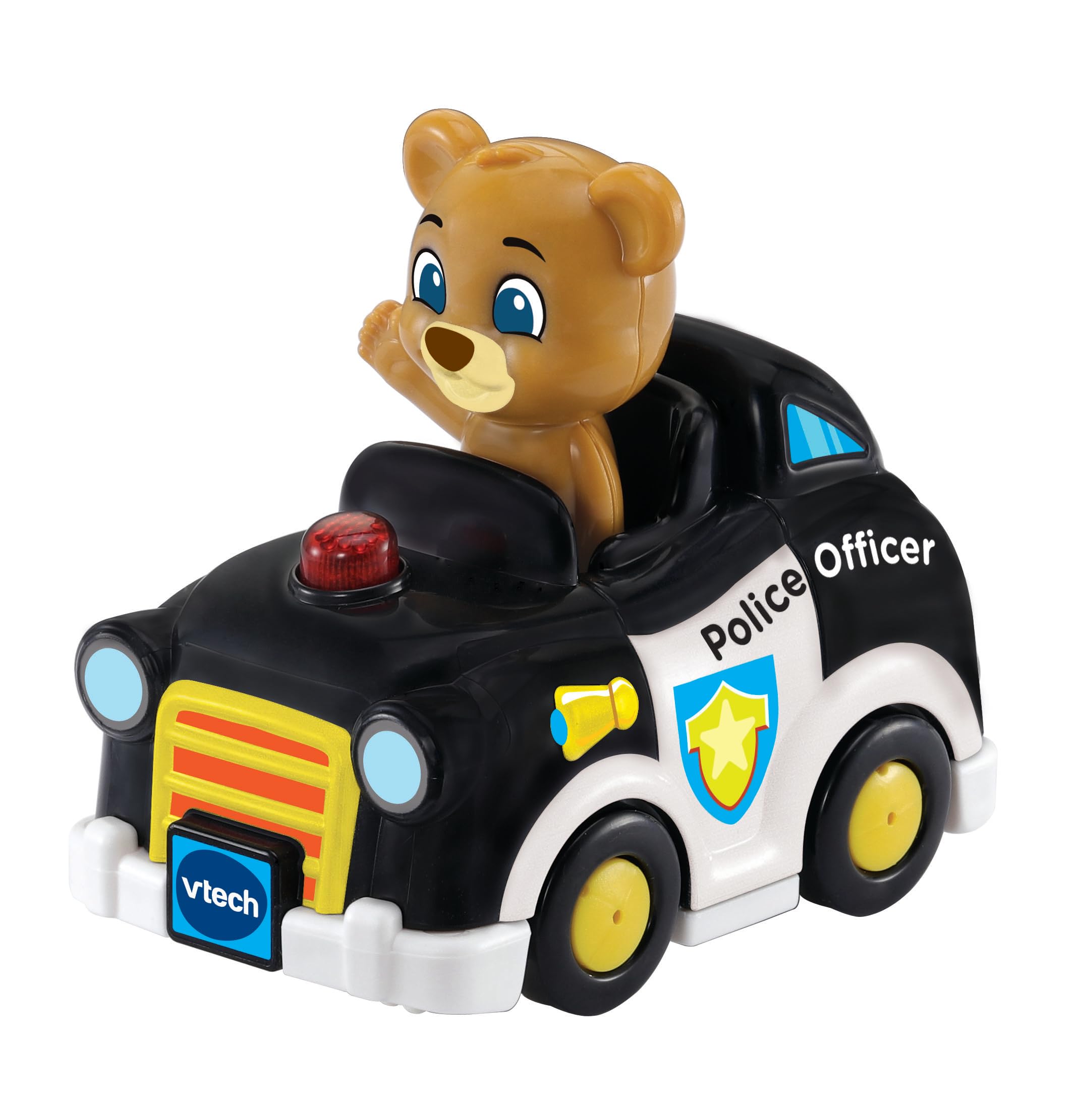 VTech Toot-Toot Drivers Beau Bear the Police Officer Interactive Toy | Ages 1-5 Years