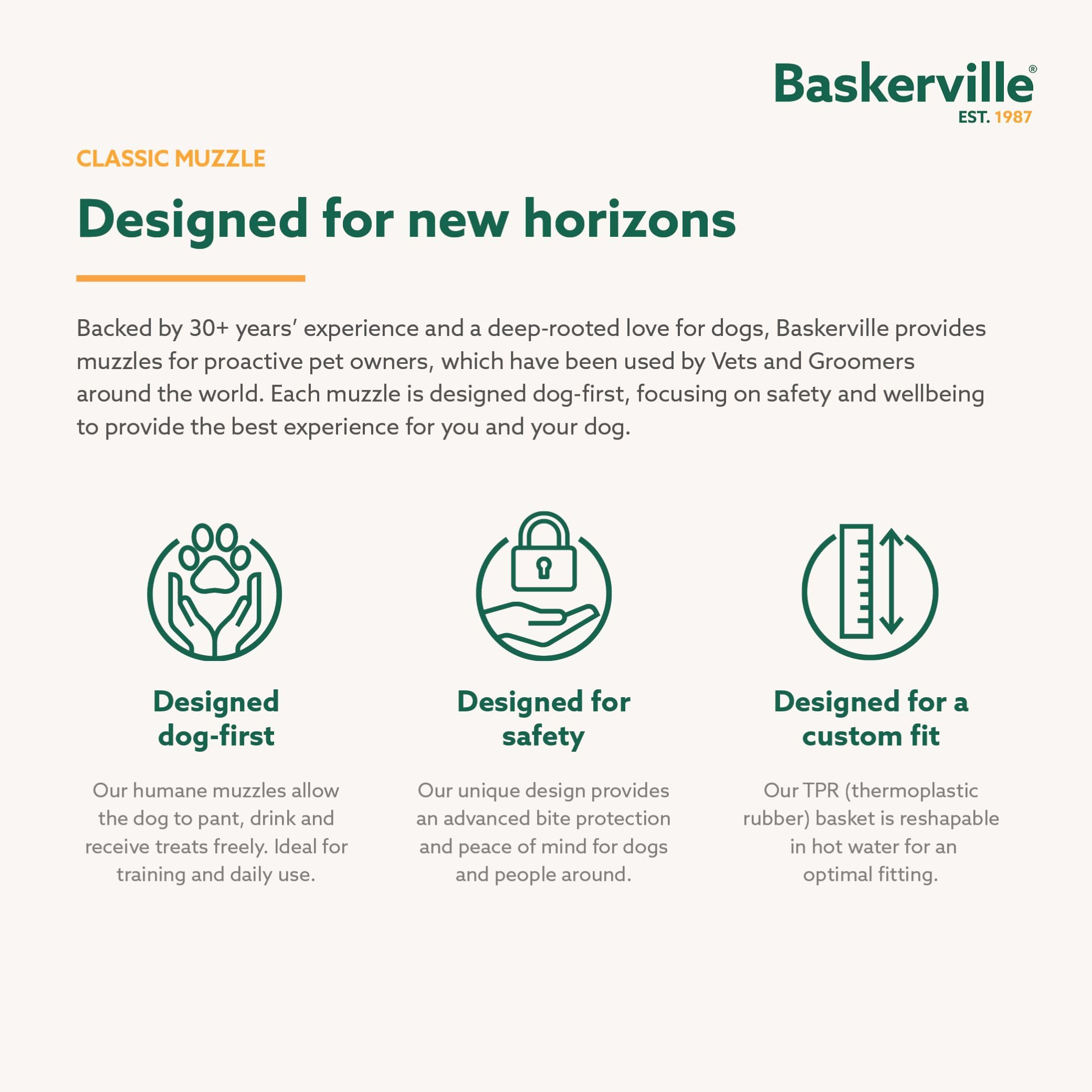 Baskerville Classic Basket Muzzle - Size 10 Brown | Prevents Biting & Scavenging | Allows Drinking & Panting 9