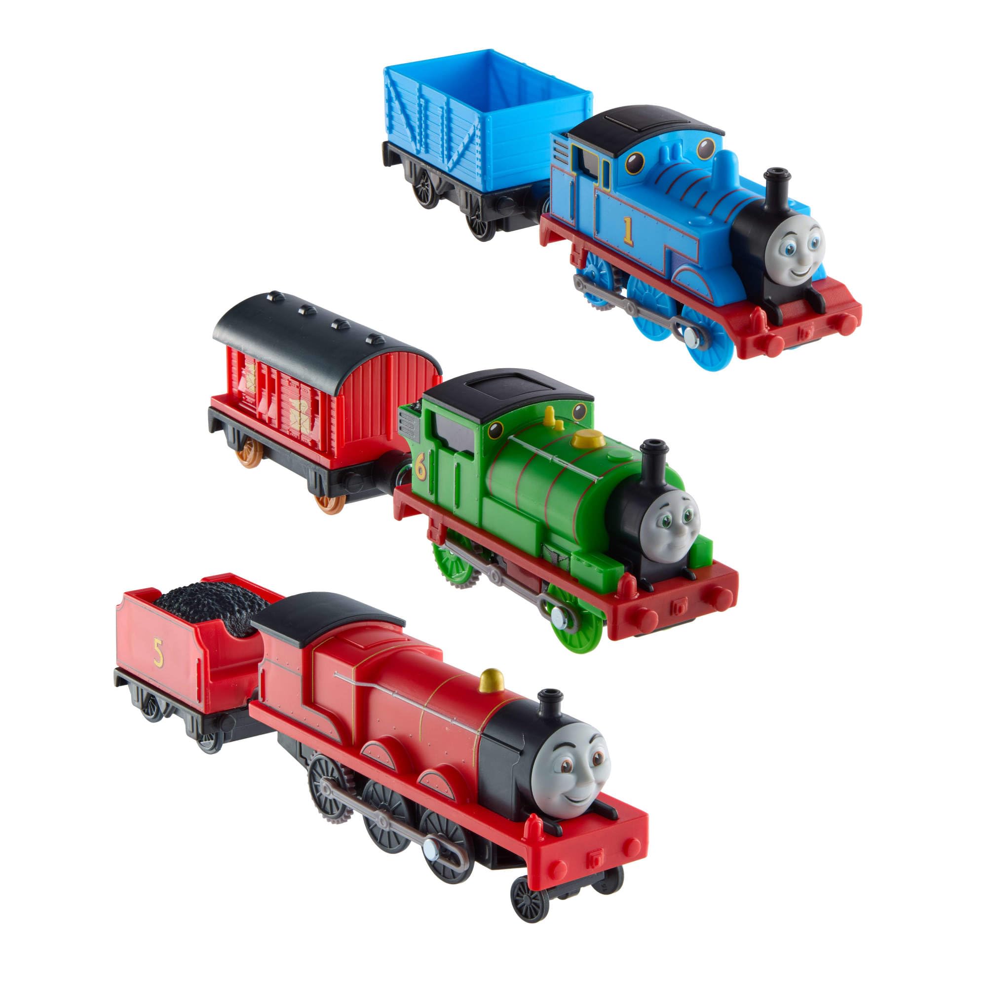 THOMAS & FRIENDS Motorized Engine Multipack with Thomas, Percy, and James | Ages 3+