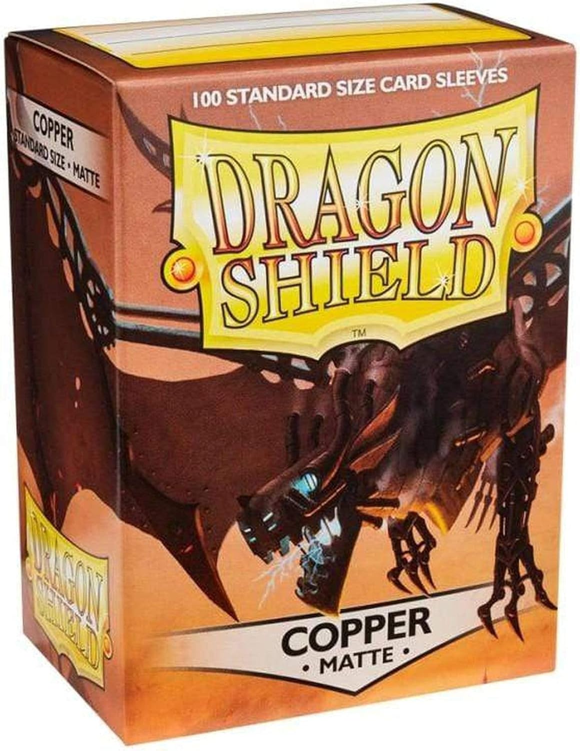 Dragon Shield Matte Copper Standard Card Sleeves 100pk - Board Game & Trading Card Protector