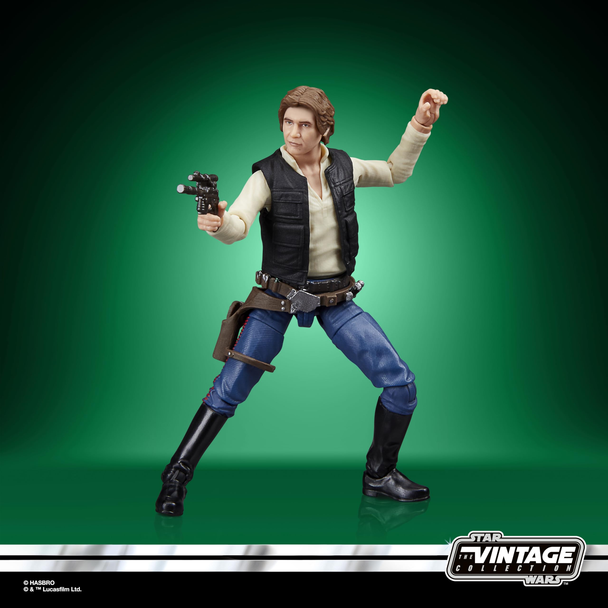 Star Wars The Vintage Collection Han Solo (A New Hope) 9.5-cm Action Figure | Kenner-Inspired Packaging 6