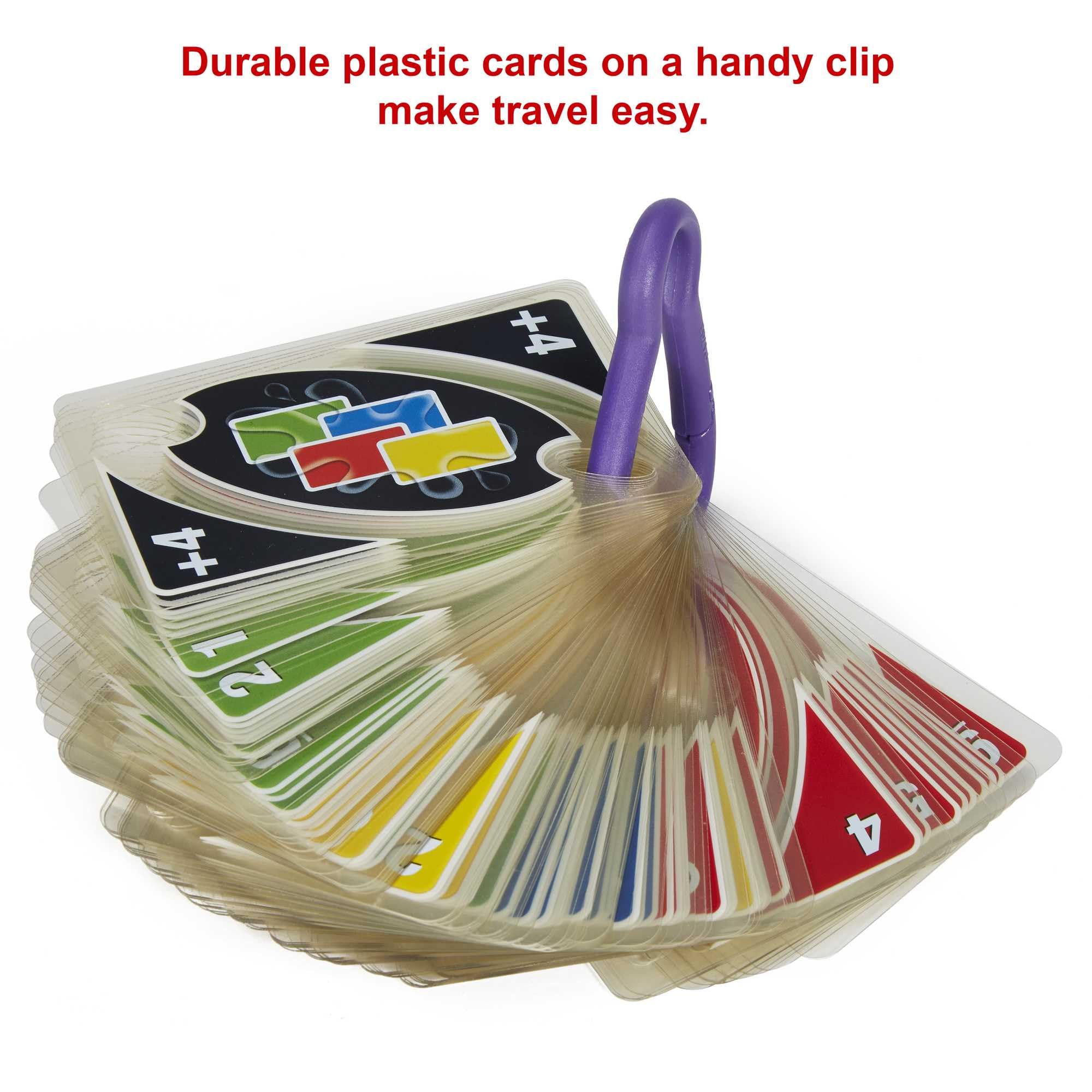 Mattel Games UNO H2O To Go Card Game - Water Resistant Plastic Cards | 108 Cards | Unisex Children 5