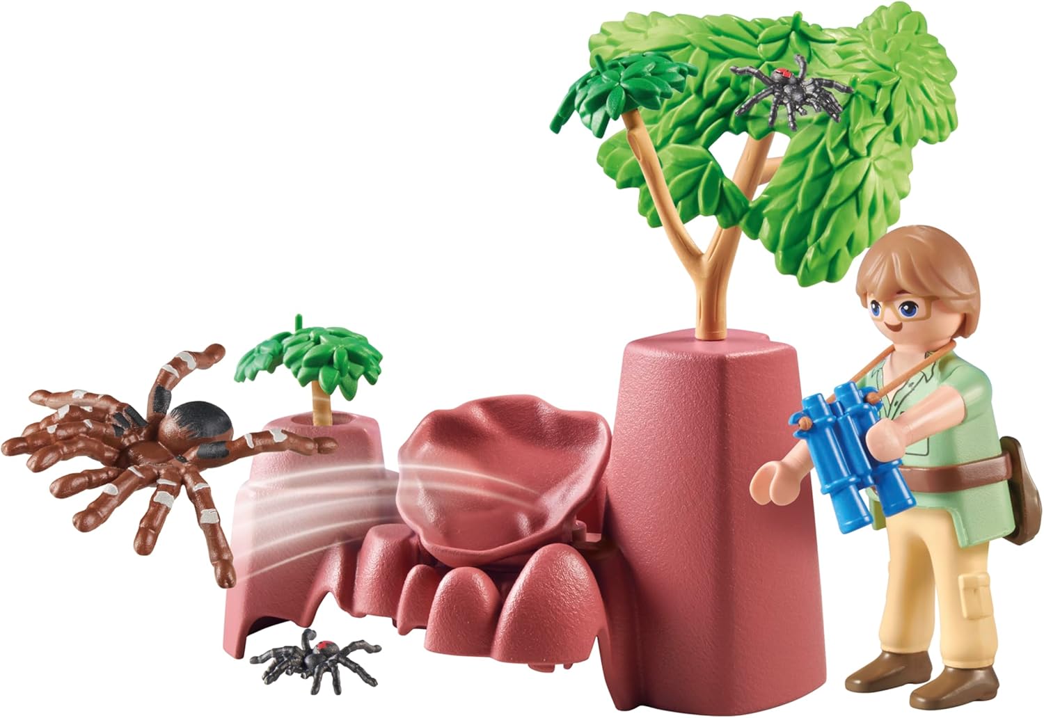 Playmobil 71627 Wiltopia Spider Rocks Playset - Action-Packed Spider Adventure for Kids 4+