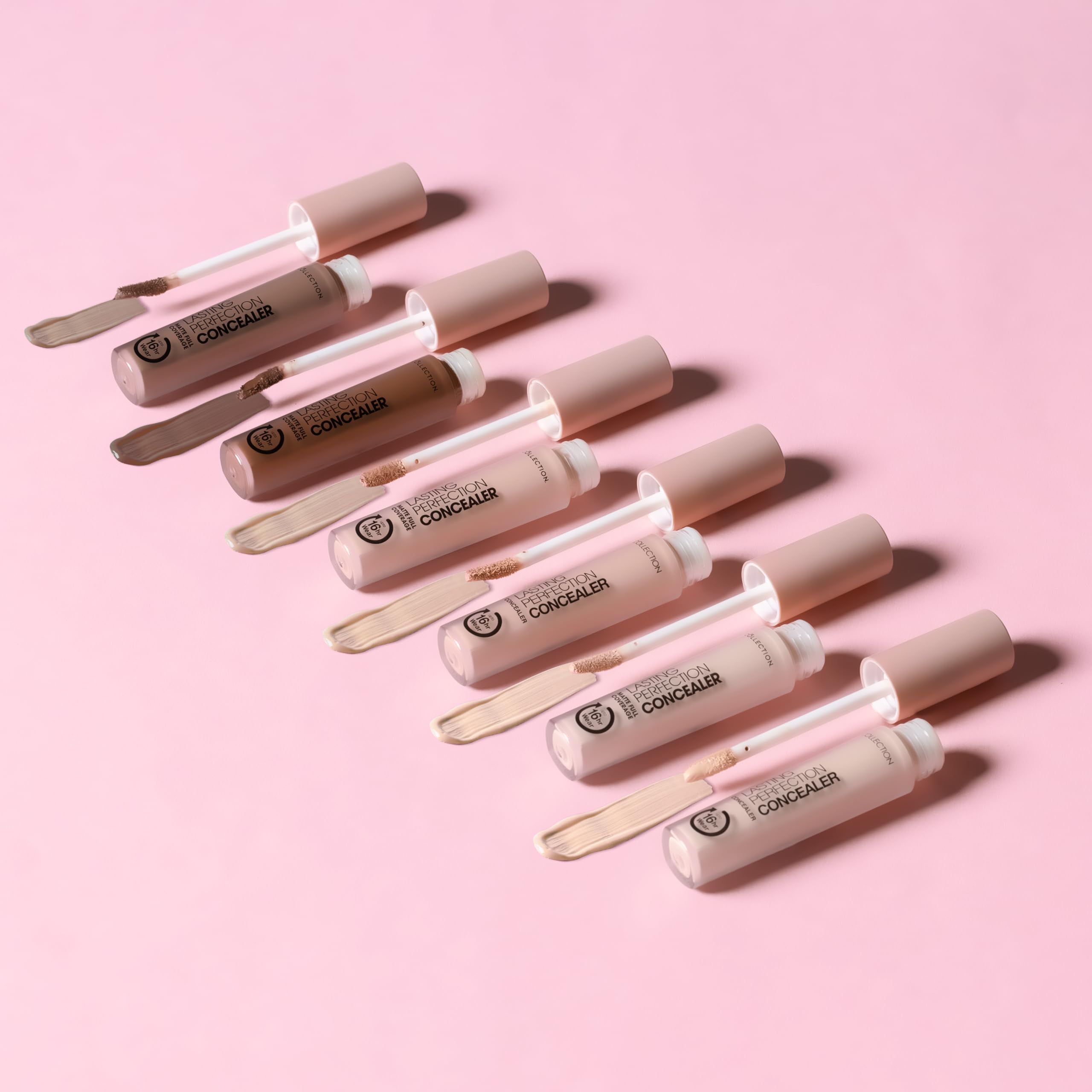 Collection Cosmetics Lasting Perfection Concealer, 16-Hour Wear, Full Coverage, Vegan, Shade: Cashew 4