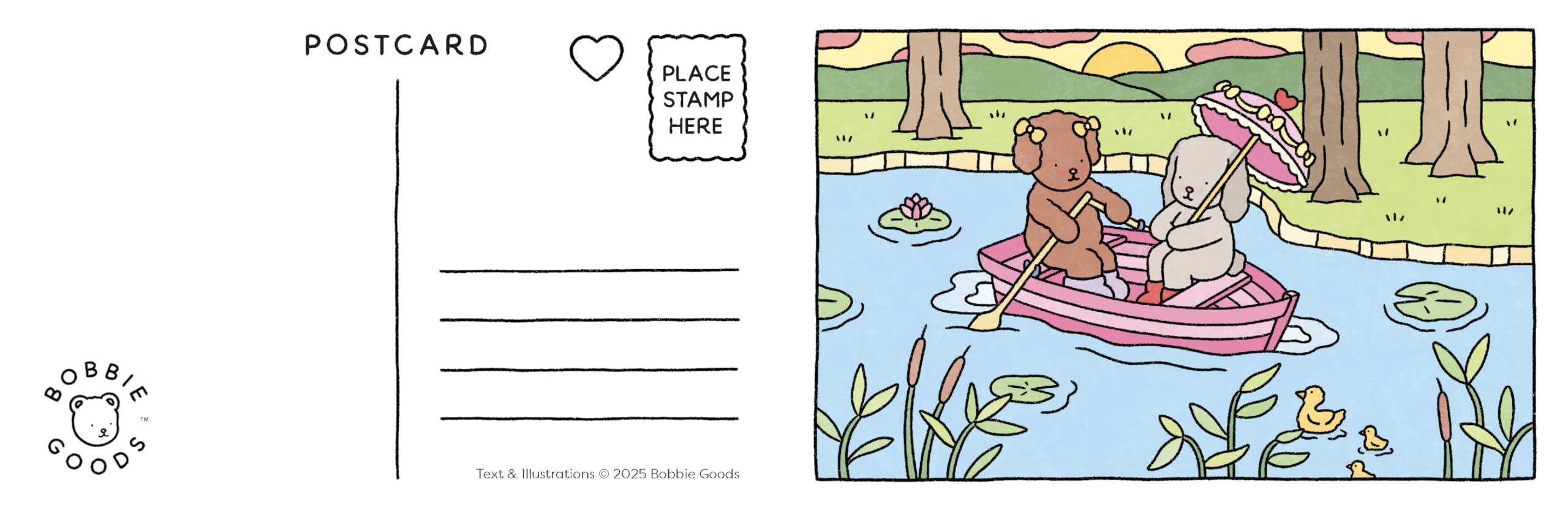 Walter Foster Publishing Bobbie Goods Postcard Coloring Book - 20 Detachable Postcards | 35 Stickers