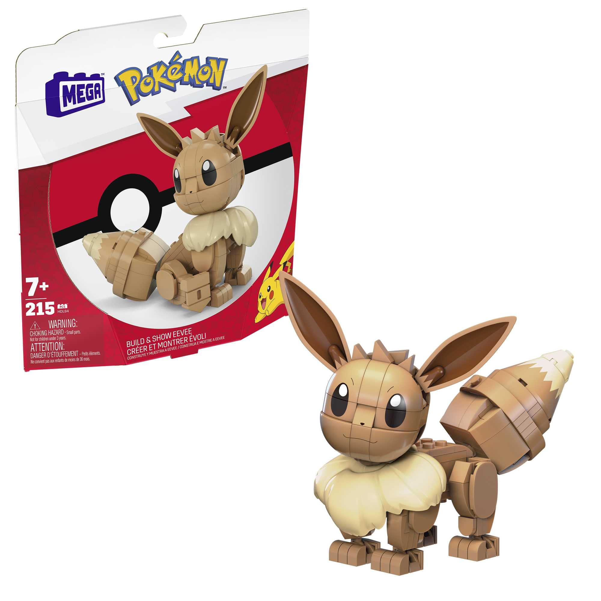 MEGA Pokémon Eevee Building Set - 215-Piece Articulated Figure for Ages 7+ 1