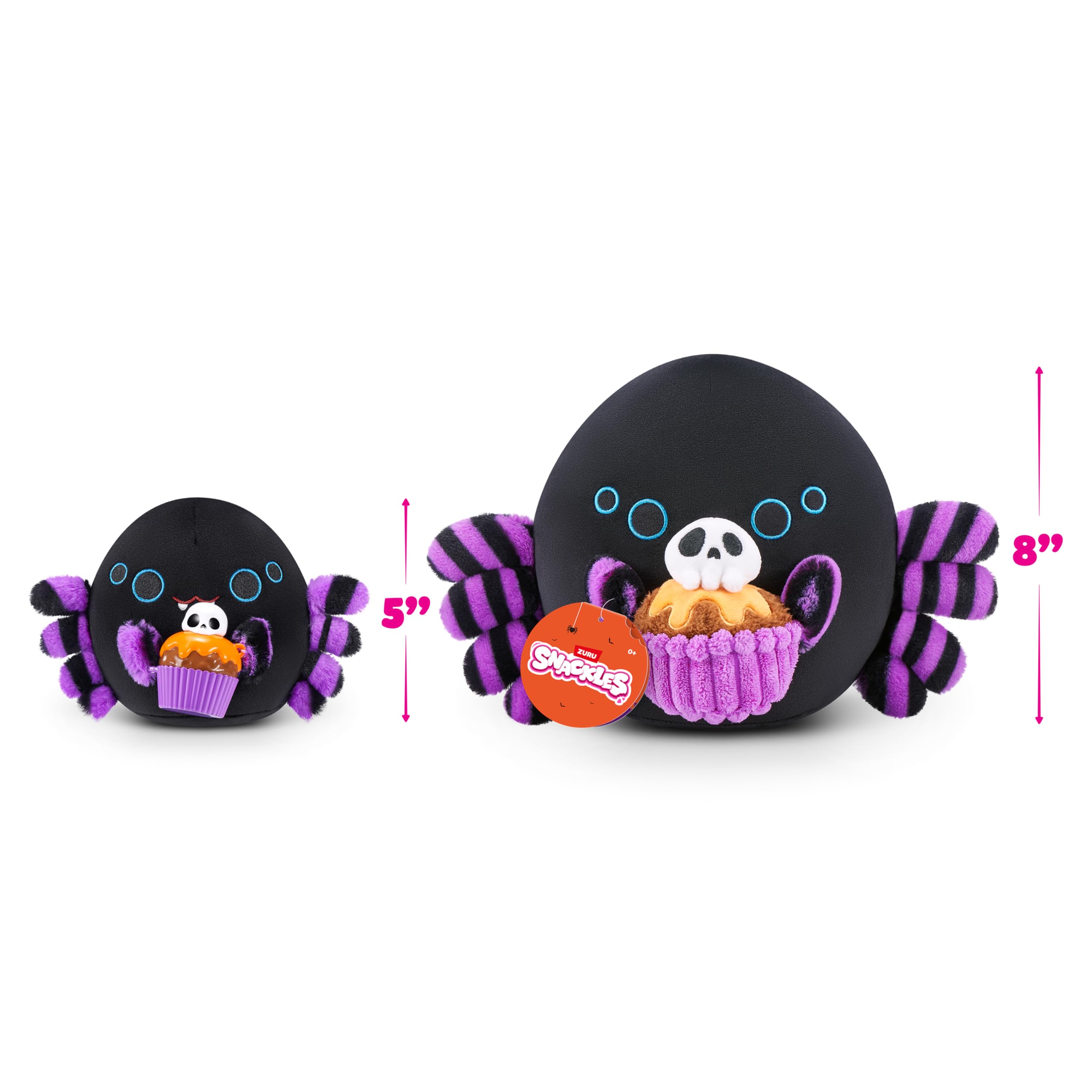 Snackles 5-inch Halloween Series 1 Plush by ZURU - Soft Cuddly Doll with Favorite Treat 2