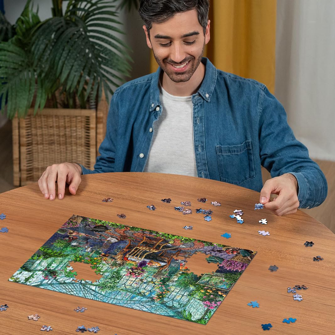 Ravensburger Morning in the Greenhouse Jigsaw Puzzle - 500 Pieces for Ages 10+ 4