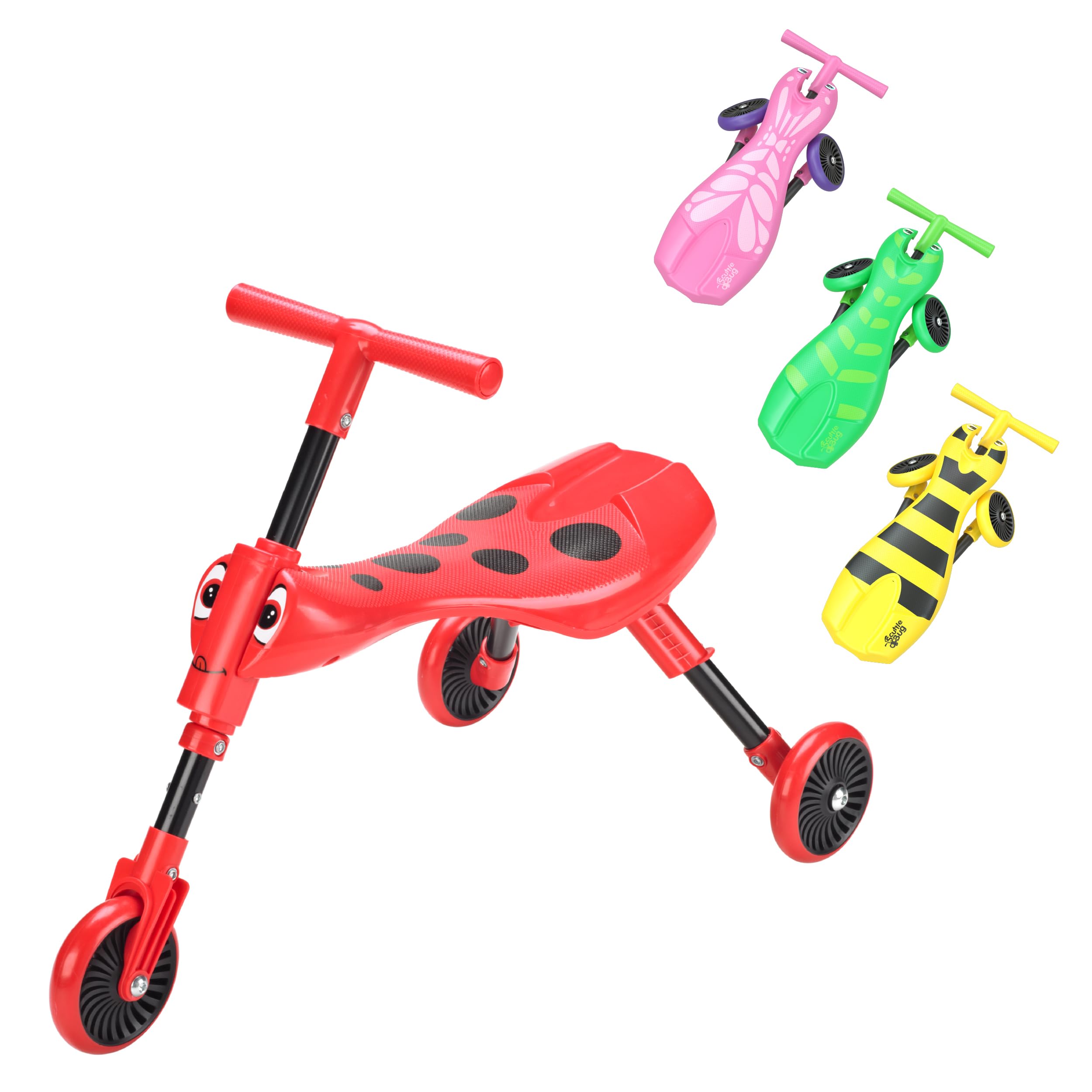 Scuttlebug 3-Wheel Foldable Ride-On Tricycle - Beetle Trike for 1-3 Year Olds 1
