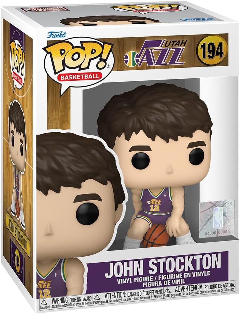 Funko Pop! NBA Legends - John Stockton Rookie Season Vinyl Figure (79679)