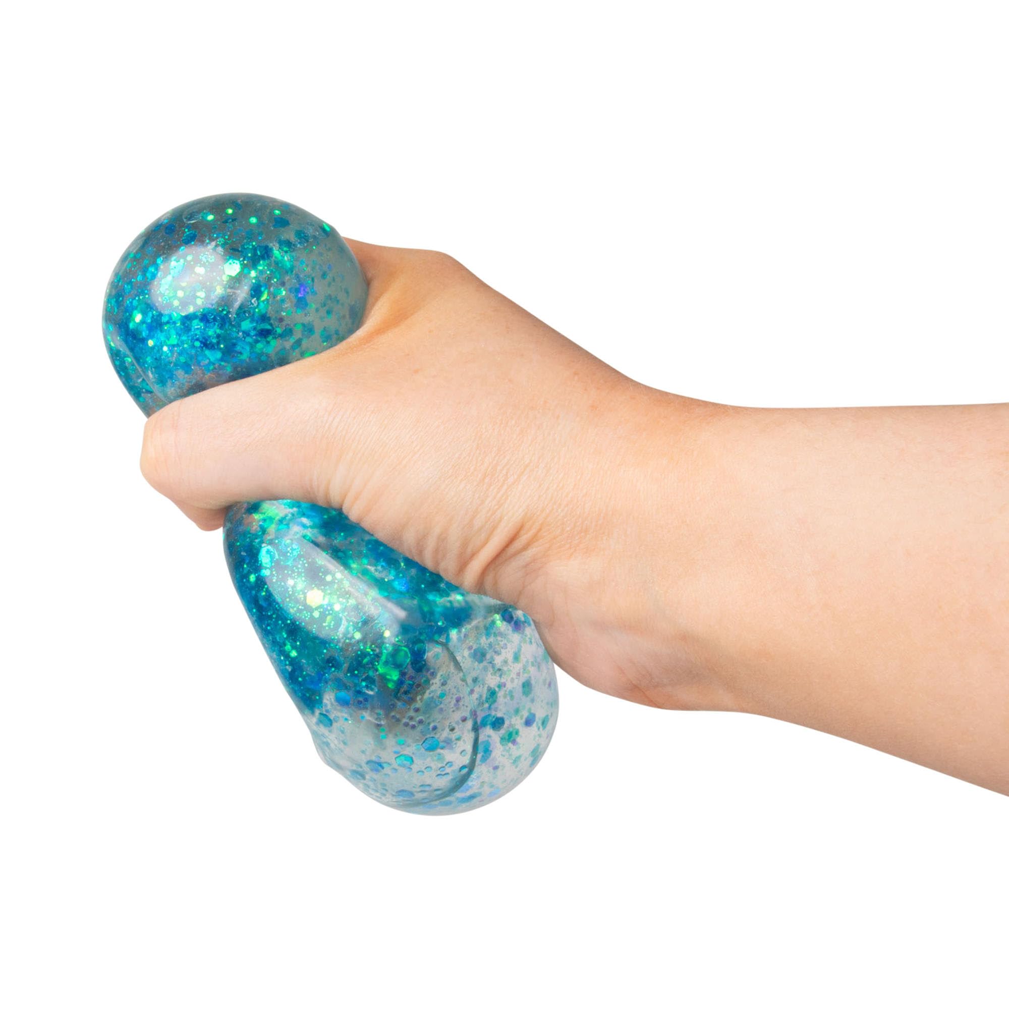 Scrunchems Glitter Sugar Cube - Sensory Fidget Toy for Stress Relief, Ages 3+