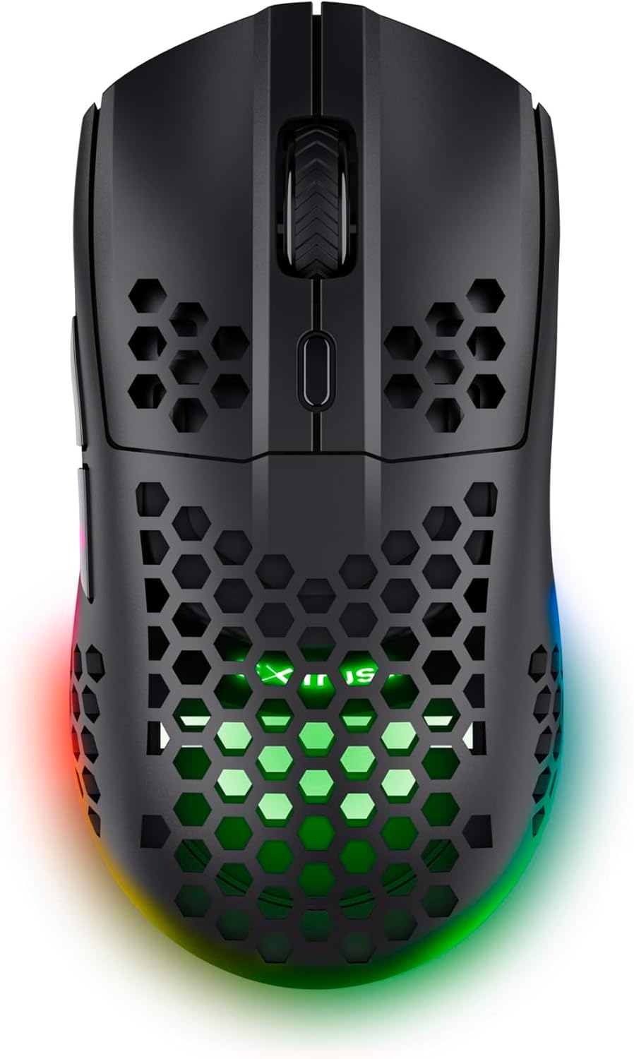 Trust Gaming GXT 929 Helox Wireless Gaming Mouse – Ultra-Light 75g with RGB, 2.4 GHz, Rechargeable, 80-Hour Battery 1