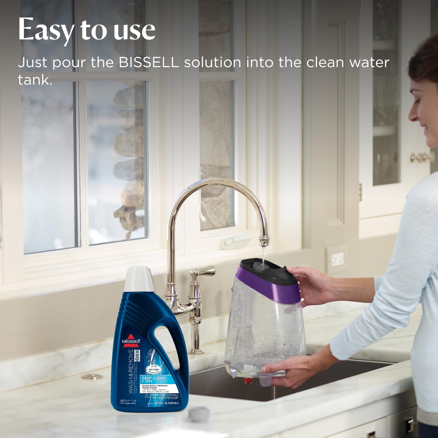 BISSELL Wash & Remove OXY Formula Carpet Cleaner - 2x Concentrated | 1.5L Liquid 6