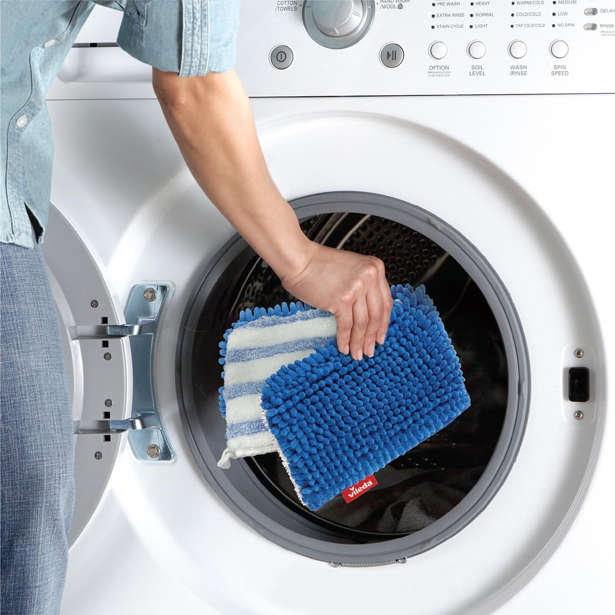 Vileda Pet Pro Microfibre Flip Mop - 2-Sided Wet & Dry Cleaning for All Hard Floors 7