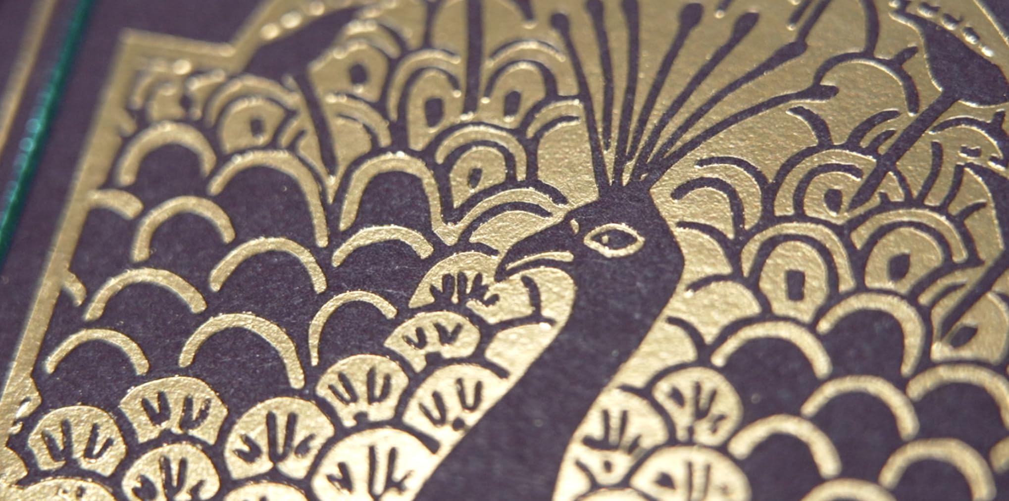 Bicycle Peacock Purple Playing Cards - Air Cushion Finish | Cold-Foil Accents | 1 Deck 5