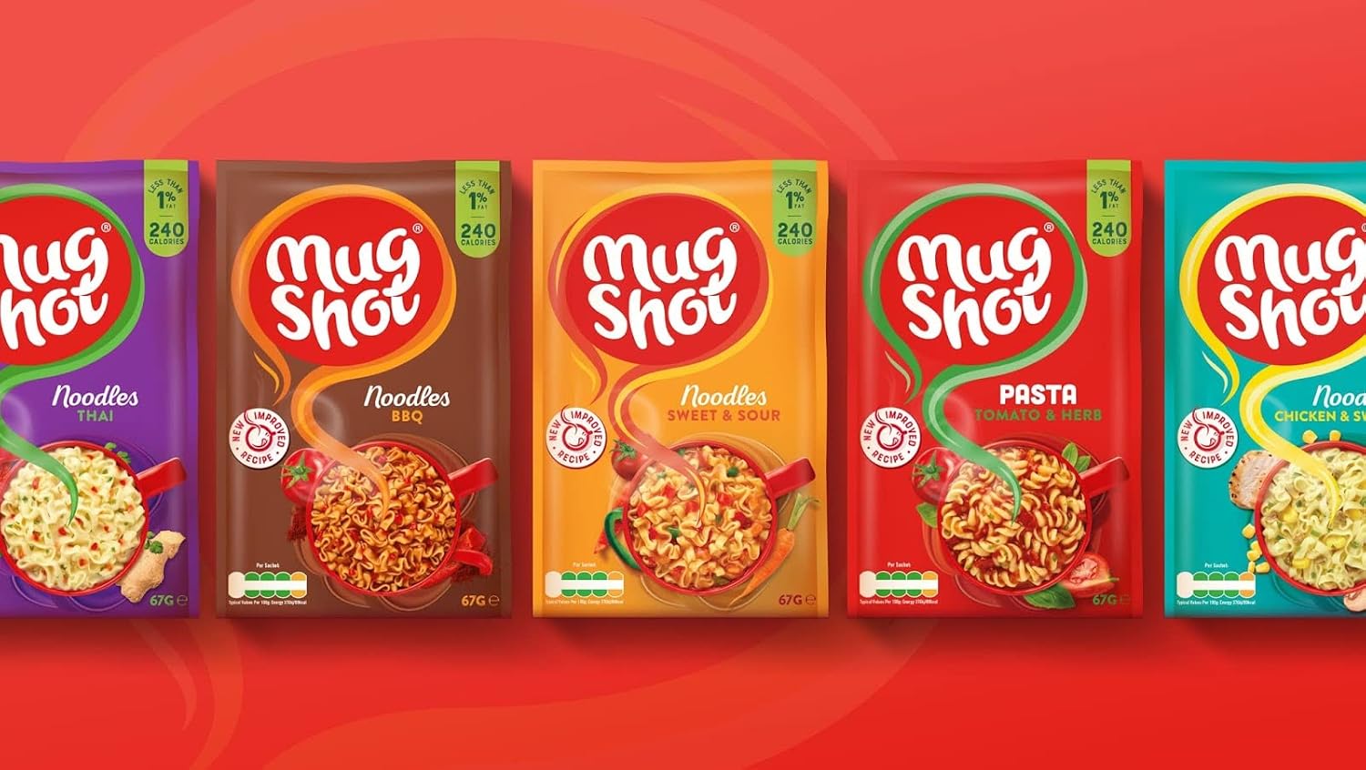 Mug Shot - Spicy Sweet and Sour Noodles (67 g, Pack of 10) 4