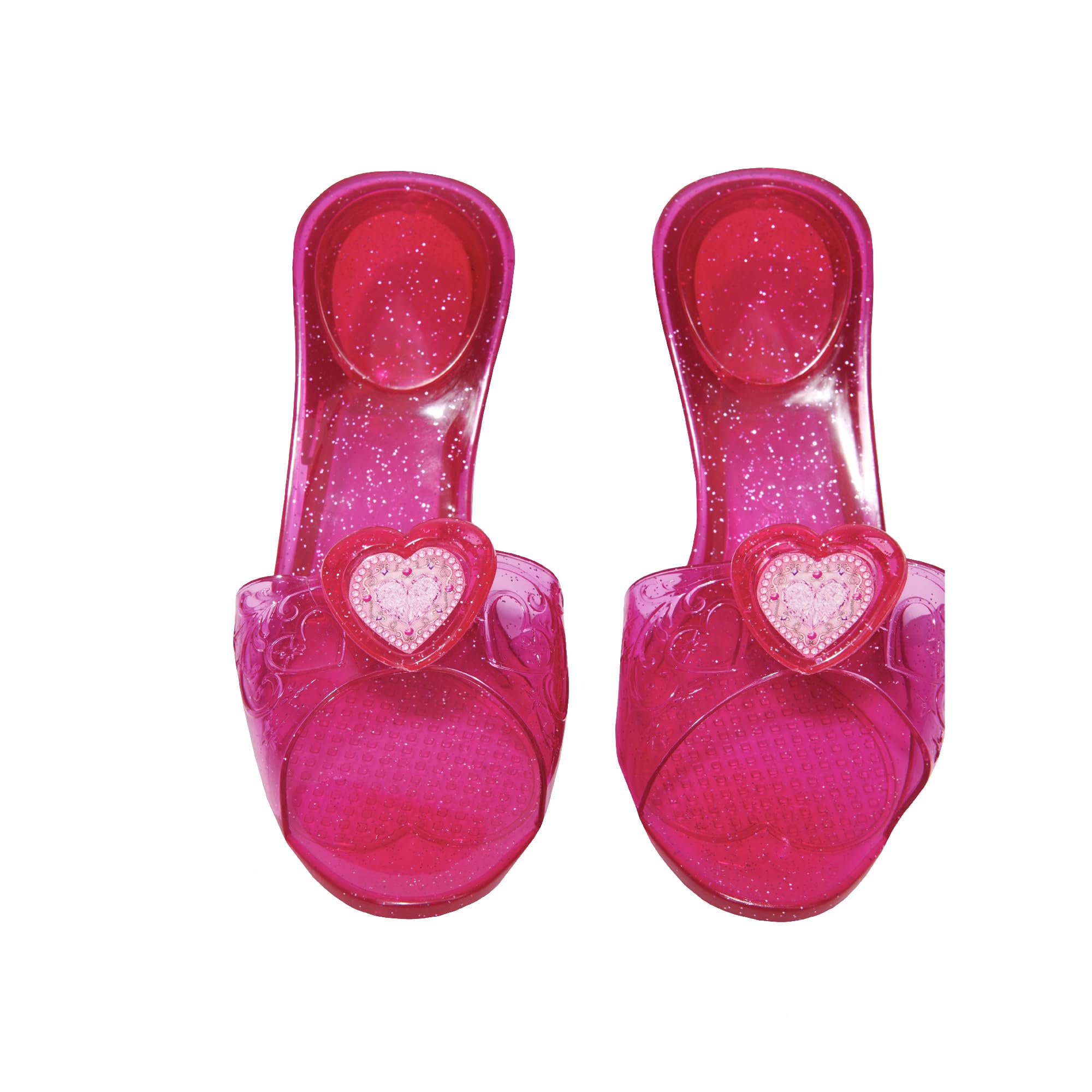 Rubies Pink Jelly Shoes - Girls Dress Up Footwear | Size 4-7 Years