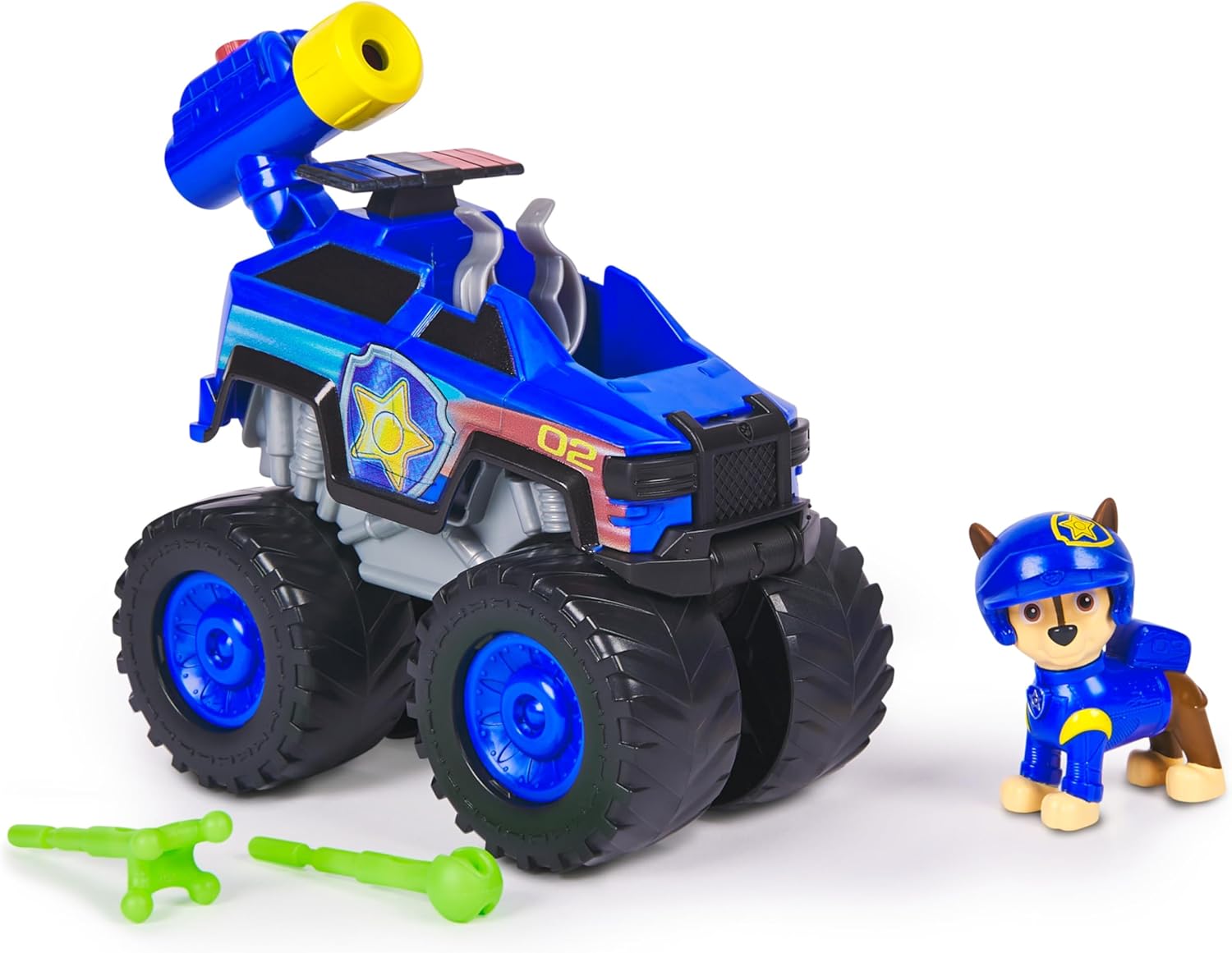 Paw Patrol: Rescue Wheels Chase’s Cruiser - Projectile Launcher Toy Truck with Action Figure 1