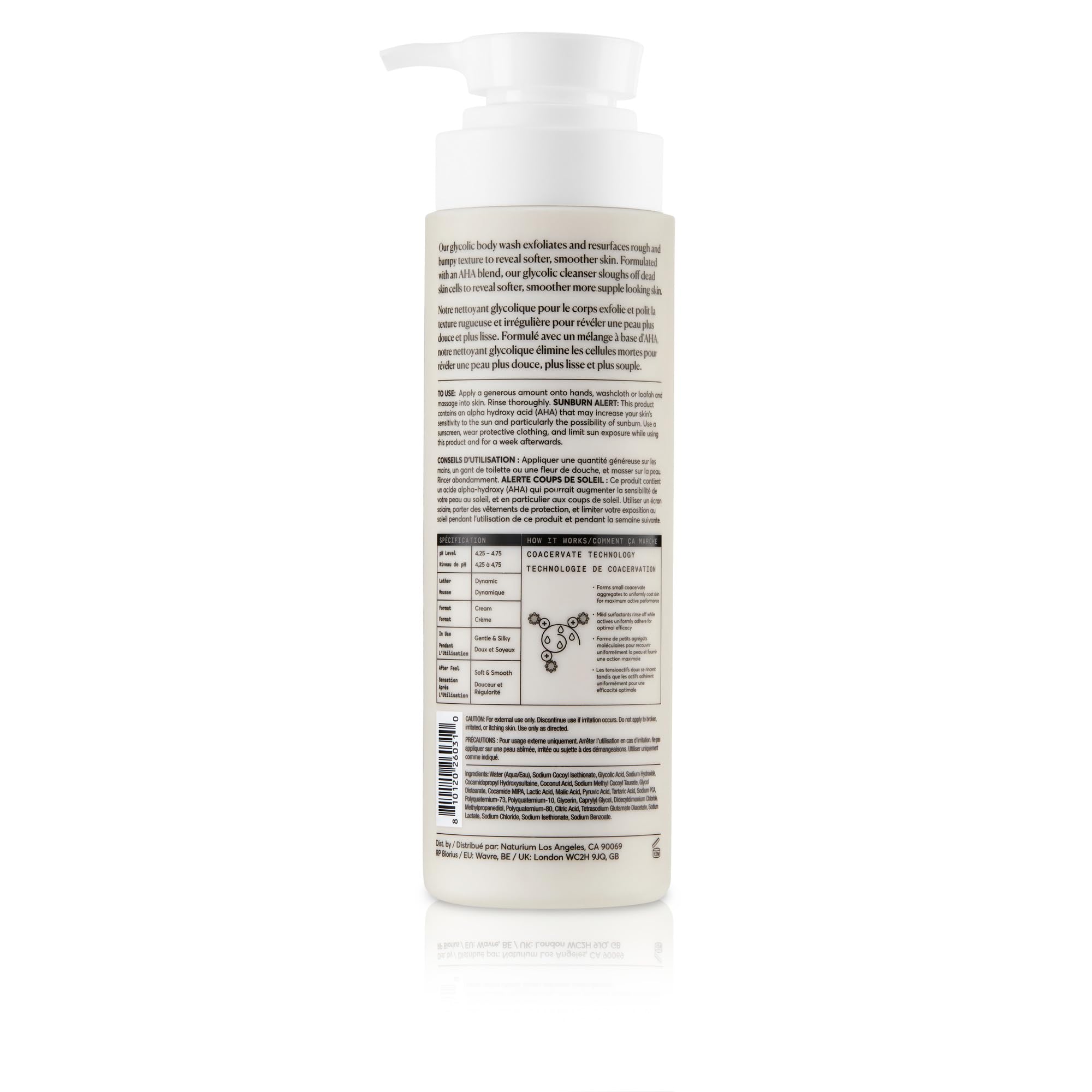 Naturium The Smoother Glycolic Acid Exfoliating Body Wash - Soft & Smoothing Cleanser | 500 ML 2