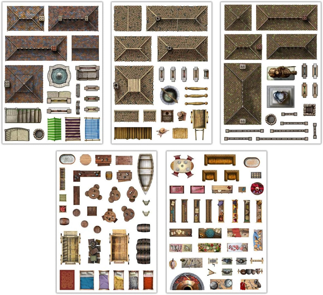 Loke Add-On Scenery for RPG Maps - Town Trimmings - Loke (Accessory Pack, 1st Edition)