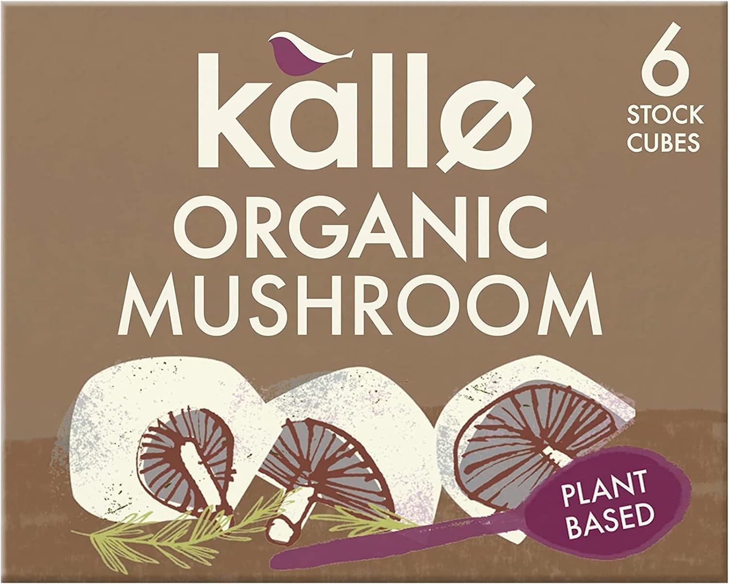 Kallo Organic Mushroom Stock Cubes - Gluten Free, Vegan & Coeliac Friendly Vegetable Stock 7