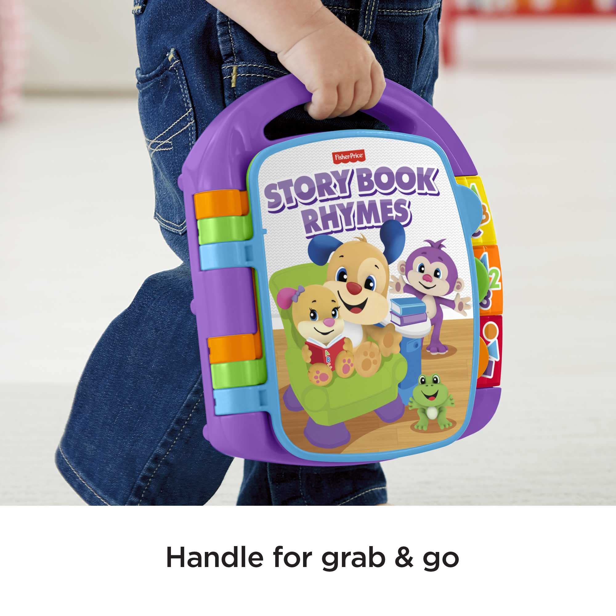 Fisher-Price Laugh & Learn Storybook Rhymes - Musical Light-Up Learning Toy for Babies 6M+ 4