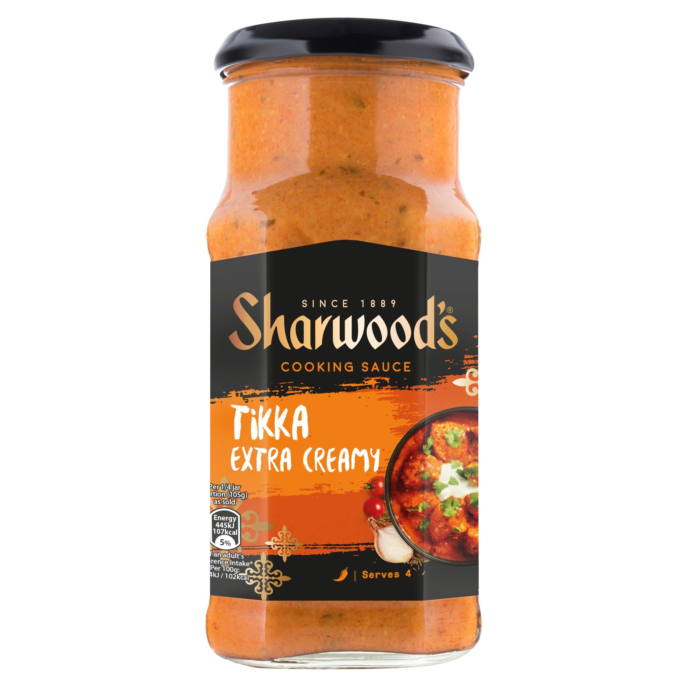Sharwood's Indian Tikka Masala Sauce – Extra Creamy, Tomato & Yogurt Cooking Sauce 3