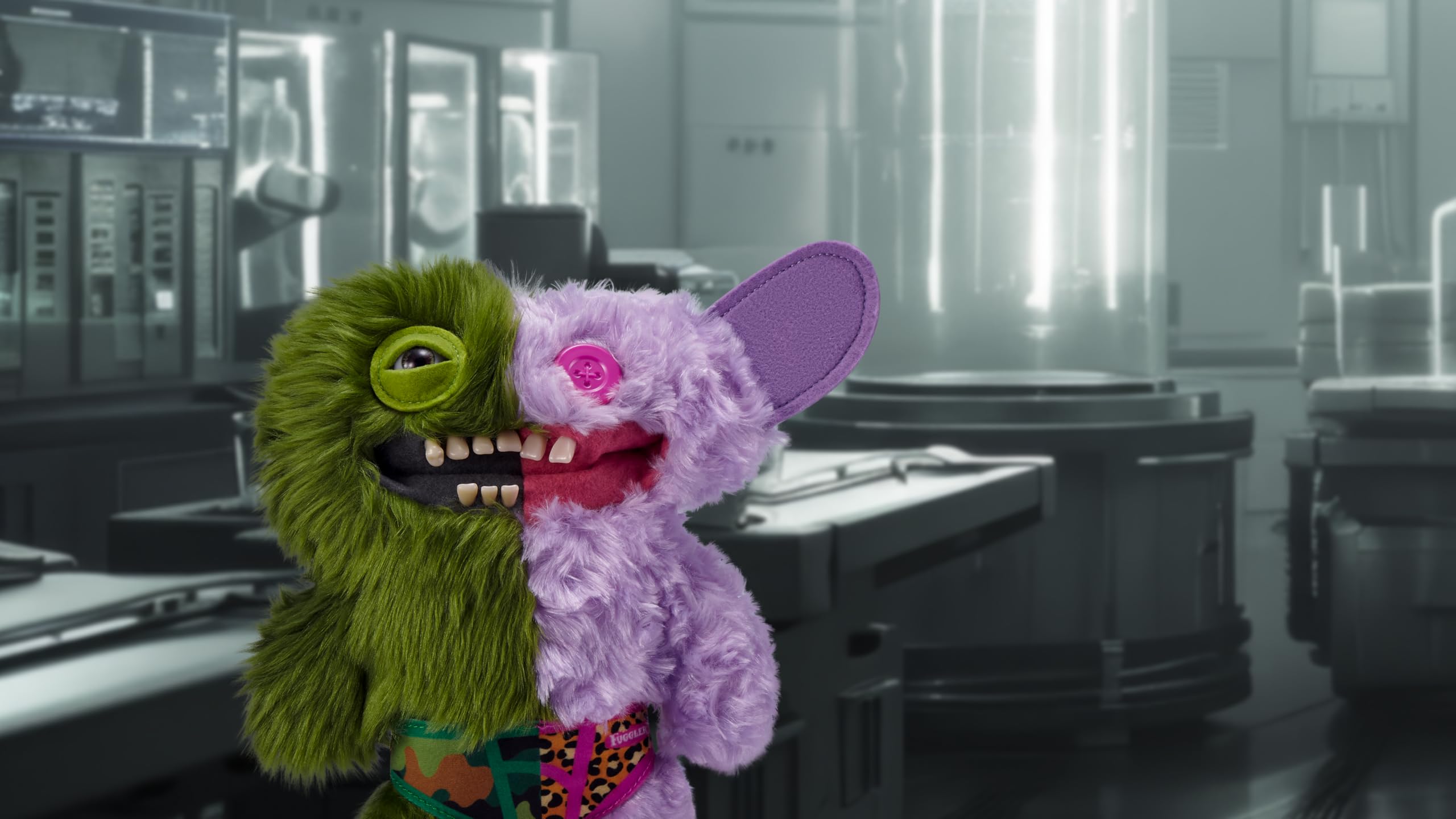 Fuggler Misfit Monsters 9-inch Series 1 - Funny Ugly Plush Toy with Human-Like Teeth