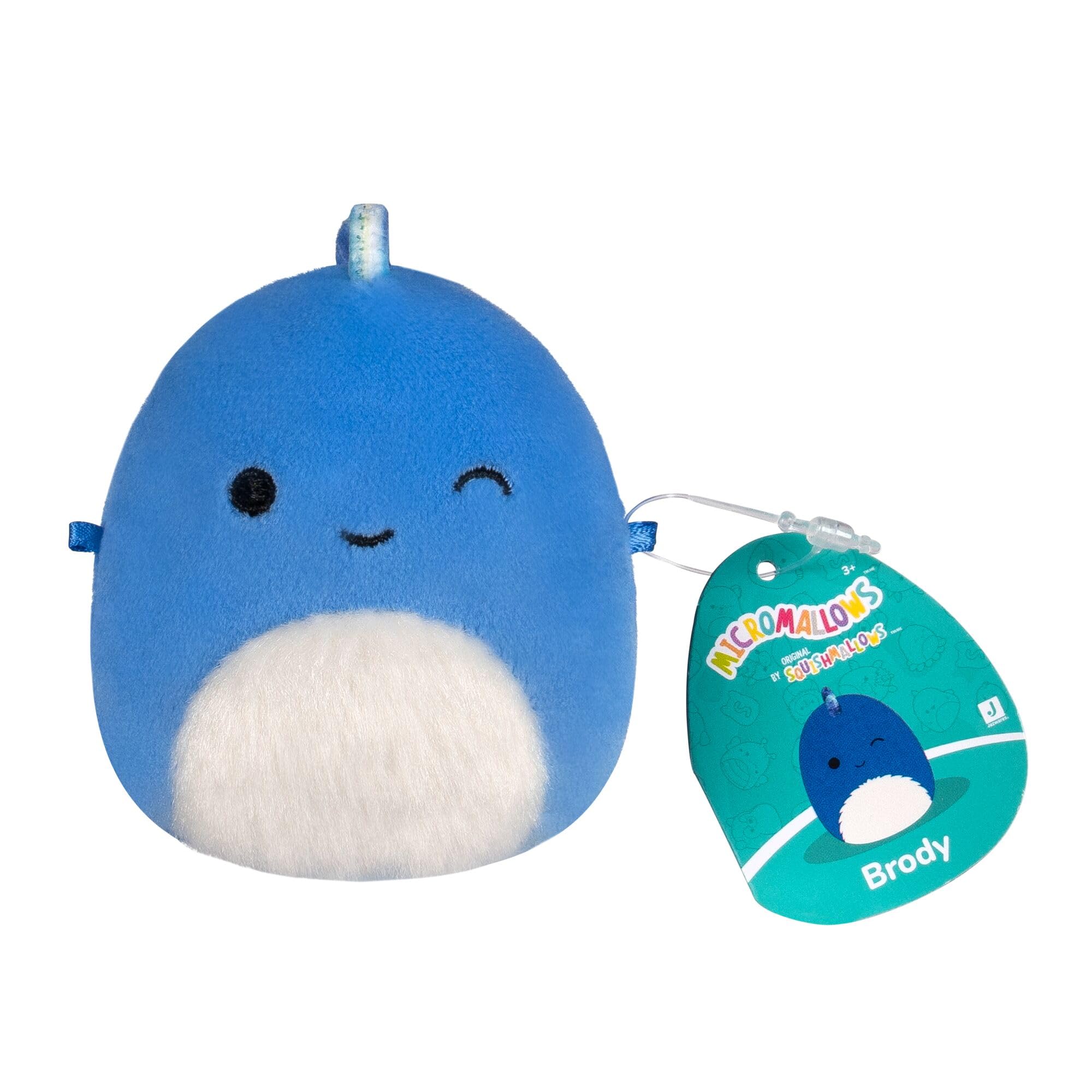 Squishmallows Original Micromallows Plush 5-Pack - Bear, Cow, Dinosaur, Love Bird, Octopus | 2.5 Inch 6